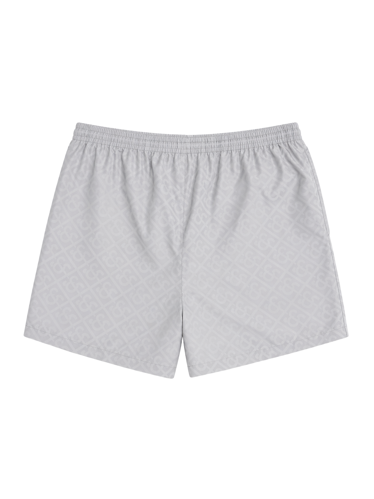 CASABLANCA Monogram Jacquard Swim Shorts Grey - MAISONDEFASHION.COM