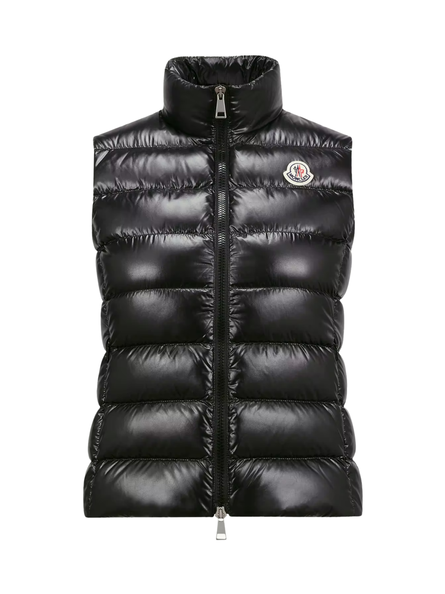 MONCLER WOMEN Ghany Down Gilet Black - MAISONDEFASHION.COM