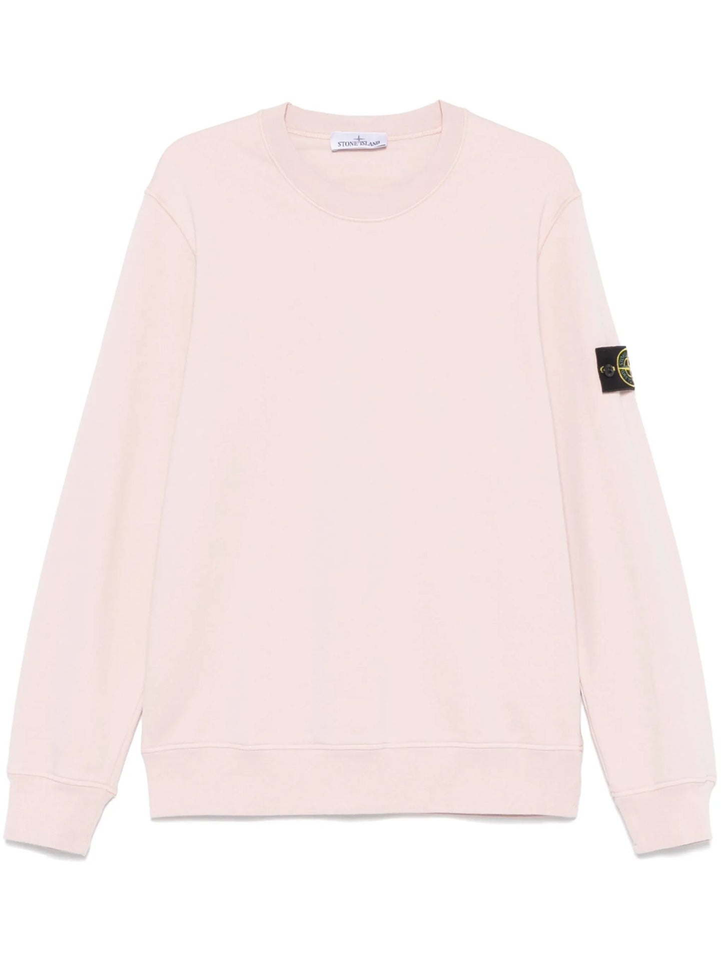 STONE ISLAND Compass-badge Sweatshirt Light Pink - MAISONDEFASHION.COM