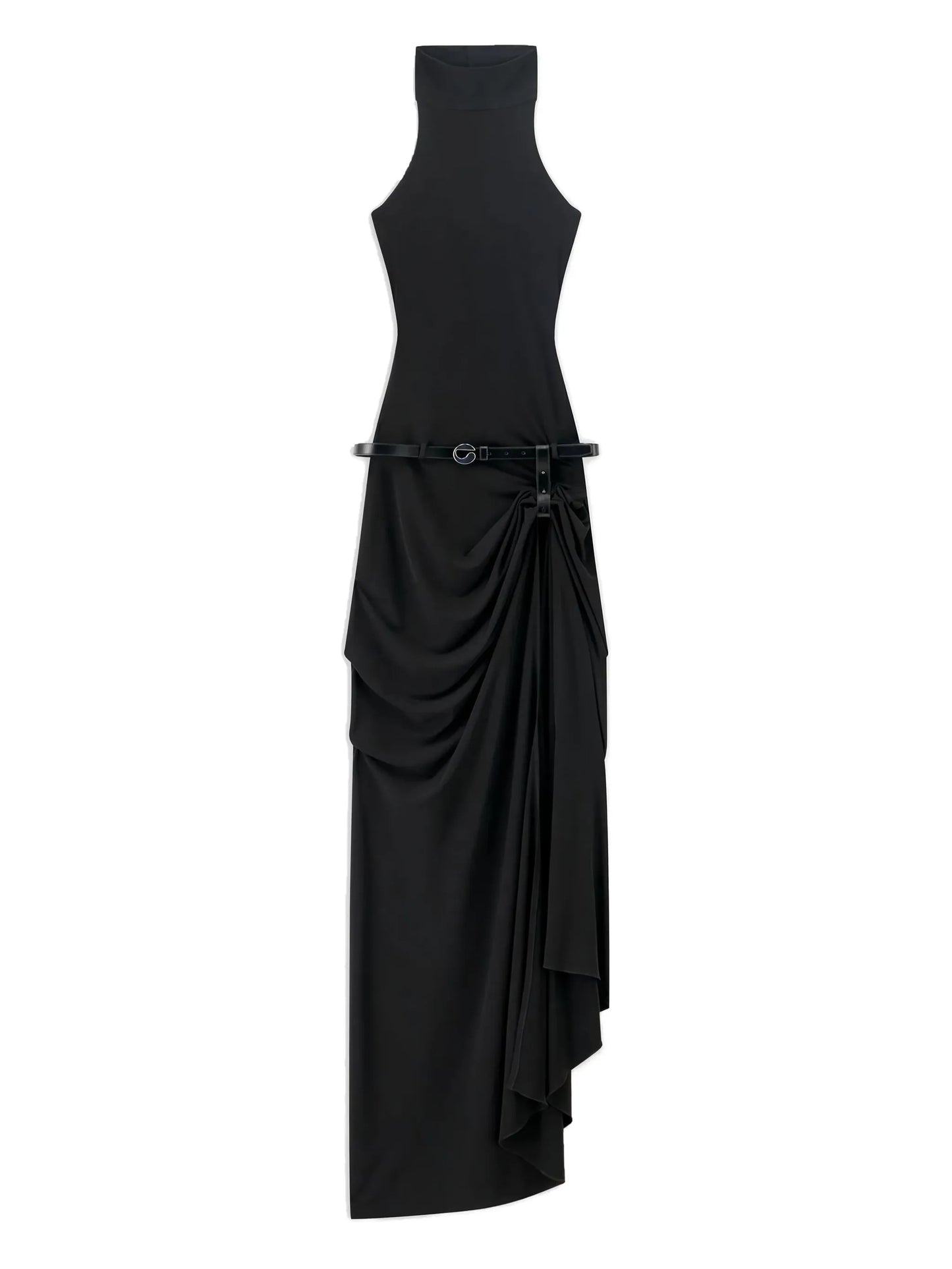 COPERNI WOMEN Suspended Halterneck Dress Black - MAISONDEFASHION.COM