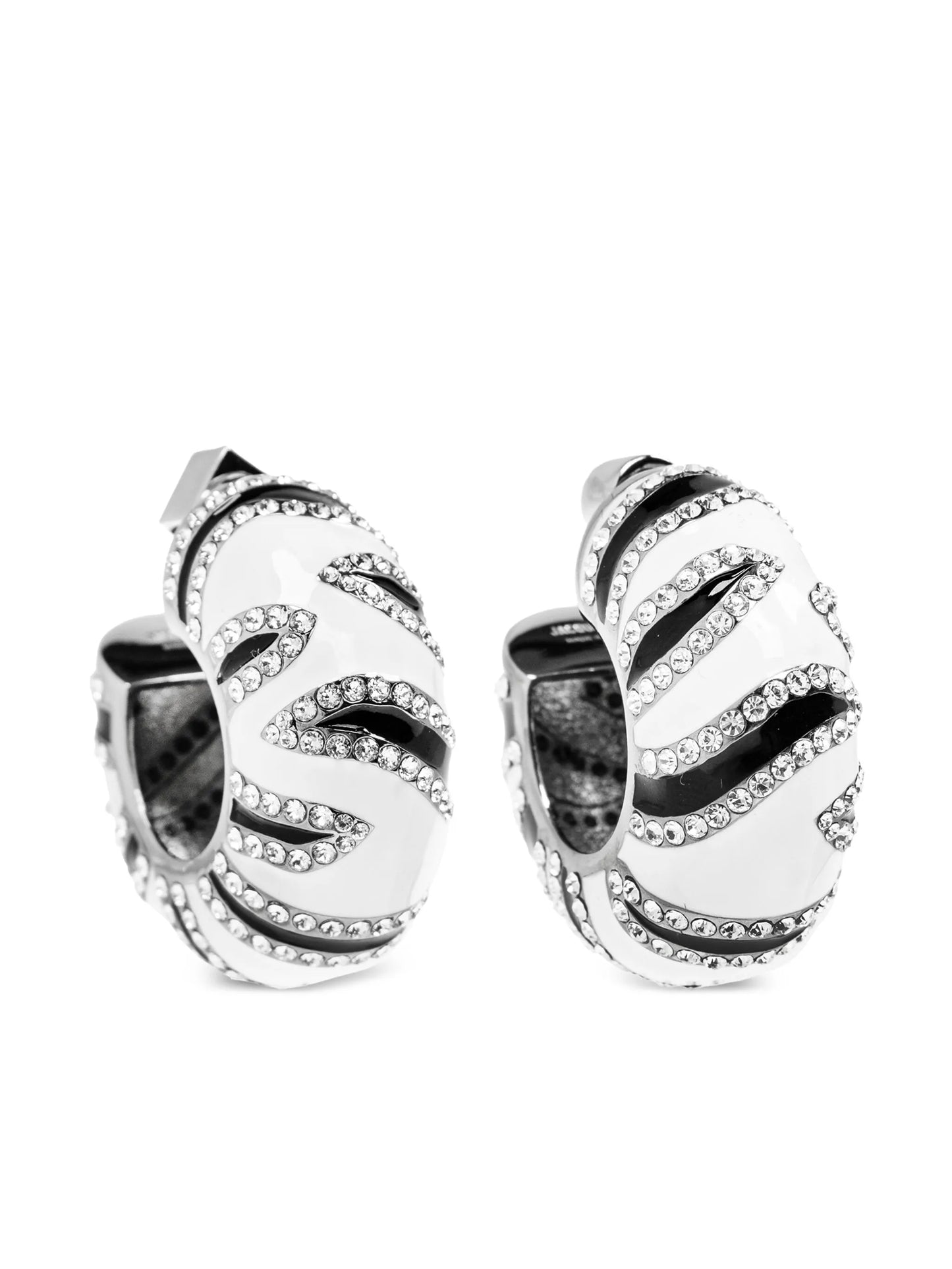 アクセサリーその他 JACQUEMUS WOMEN Zebra Earrings Black/White JACQUEMUS WOMEN Zebra Earrings Black/White – MAISONDEFASHION.COM