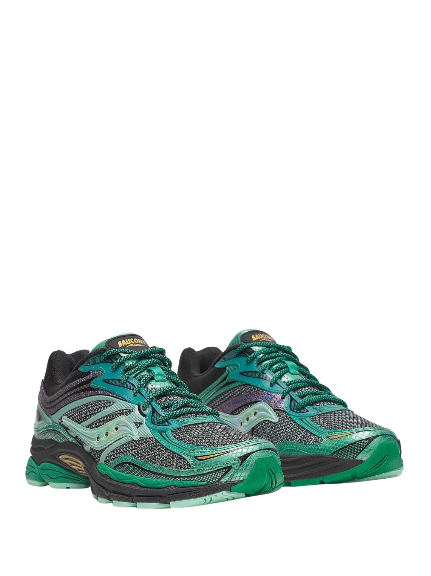 SAUCONY Progrid Omni 9 Sneakers Green Glow - MAISONDEFASHION.COM