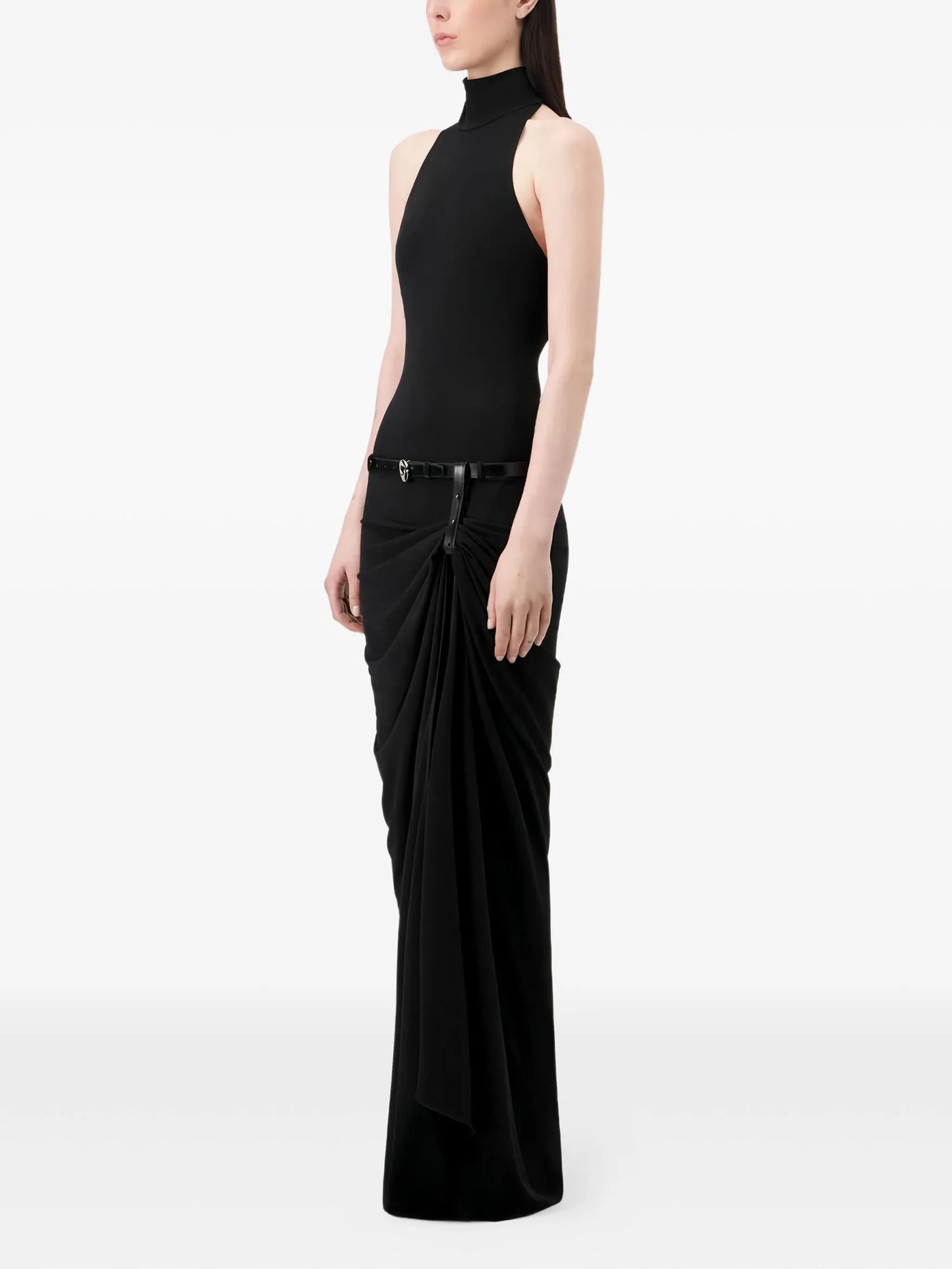 COPERNI WOMEN Suspended Halterneck Dress Black - MAISONDEFASHION.COM