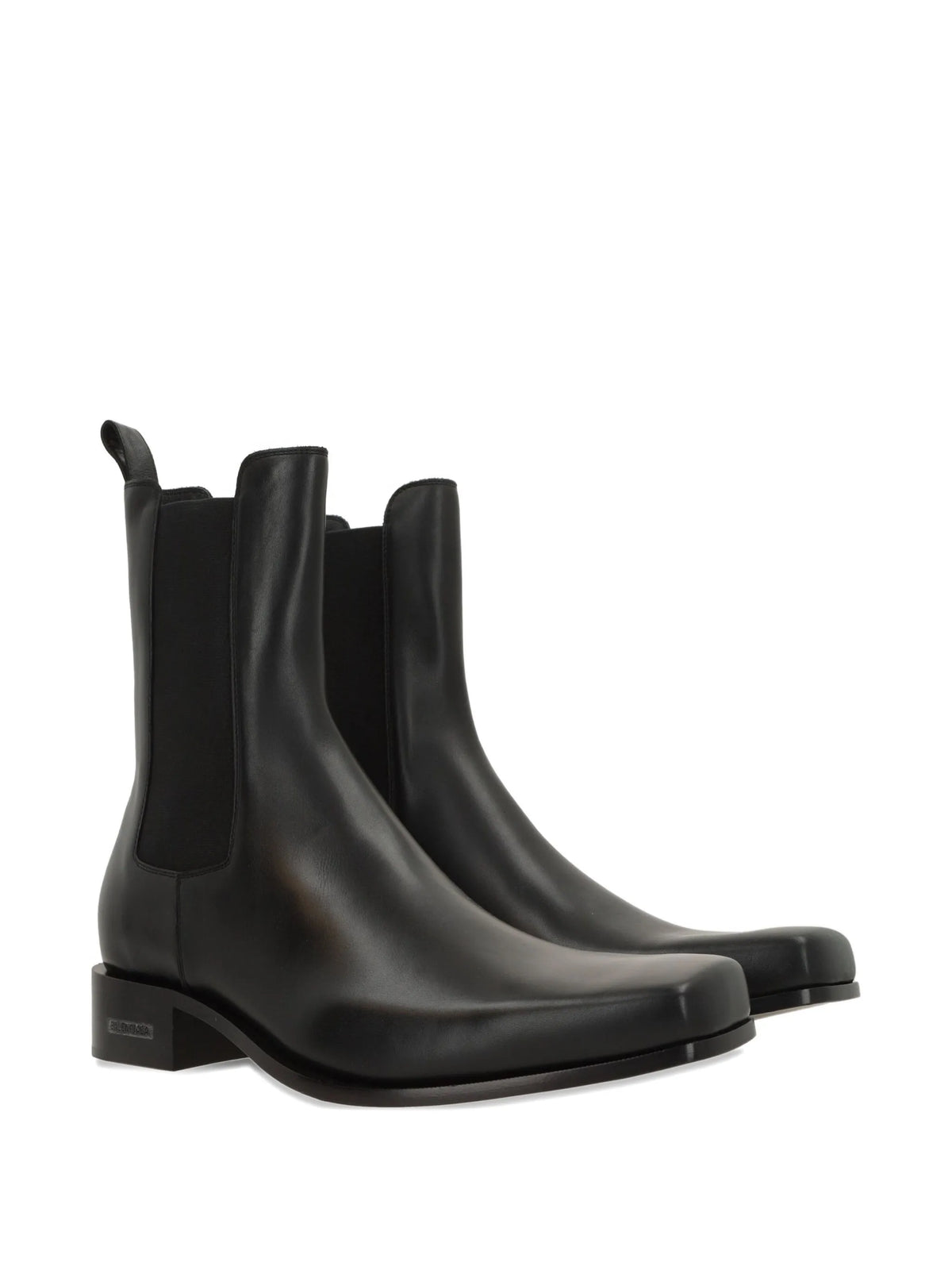 Balenciaga - Black Chelsea Boots Balenciaga Leather Chelsea Boots Size 44 EU main image 2