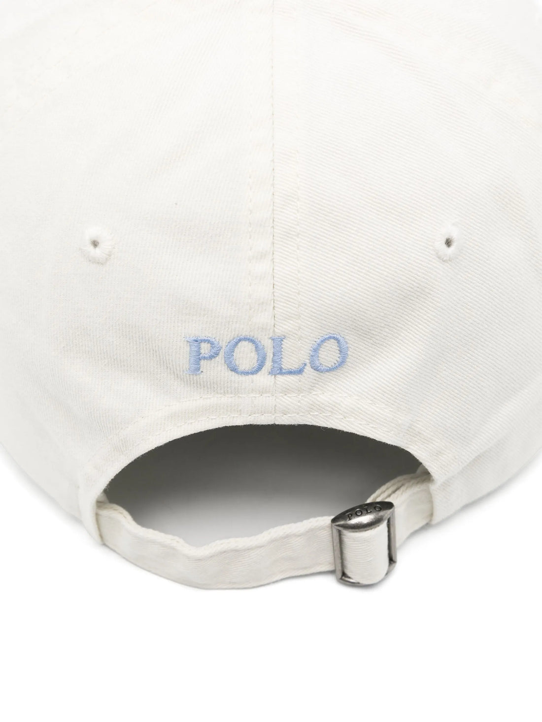 RALPH LAUREN WOMEN Polo Pony-motif Baseball Cap White - MAISONDEFASHION.COM