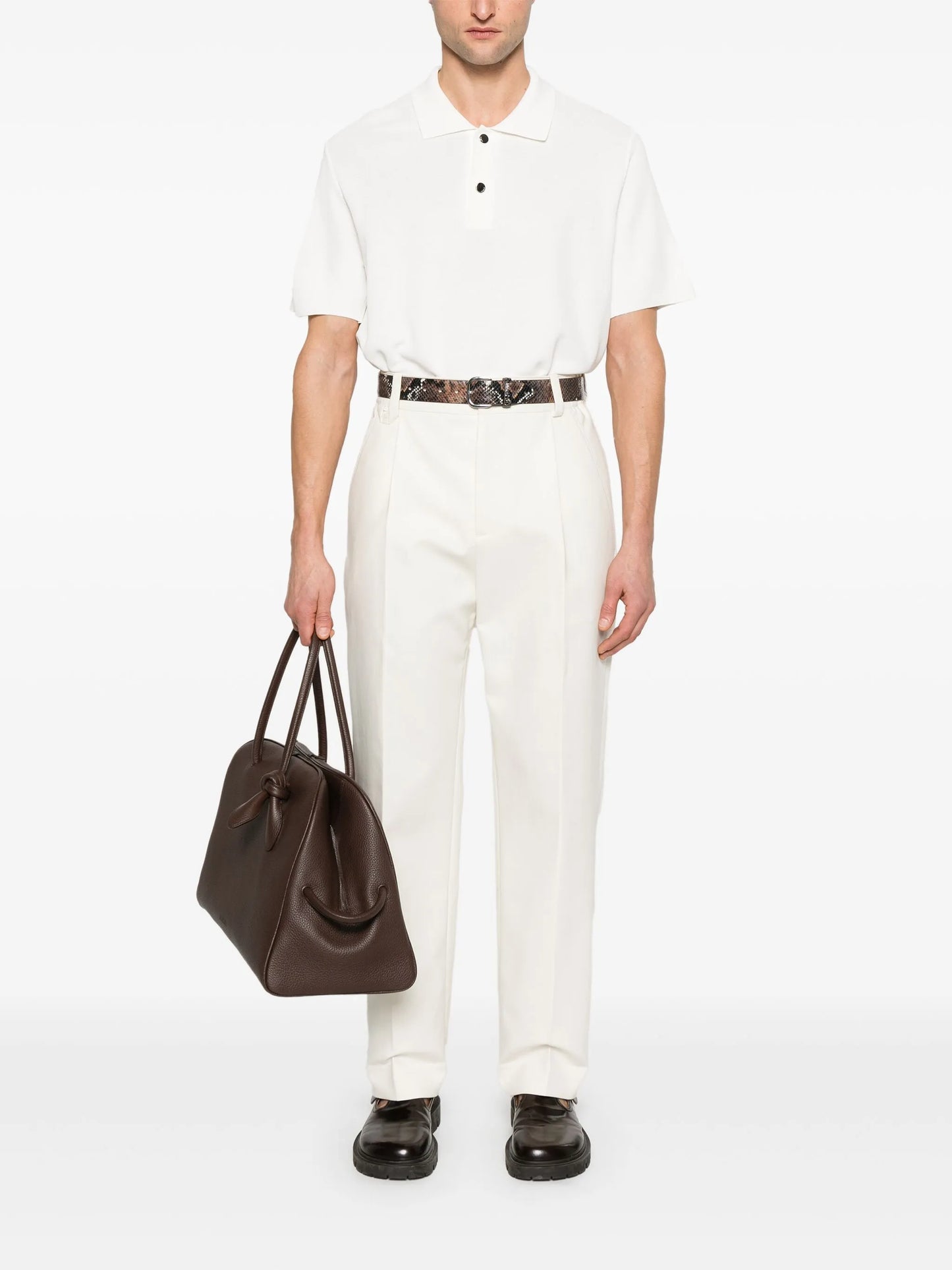 JACQUEMUS Le Croisière Trousers Off-White - MAISONDEFASHION.COM