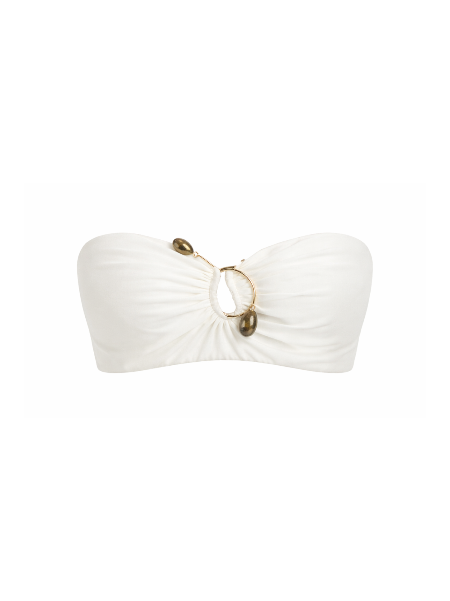 BARDOT WOMEN Dylan Satin Bandeau Top Orchid White - MAISONDEFASHION.COM