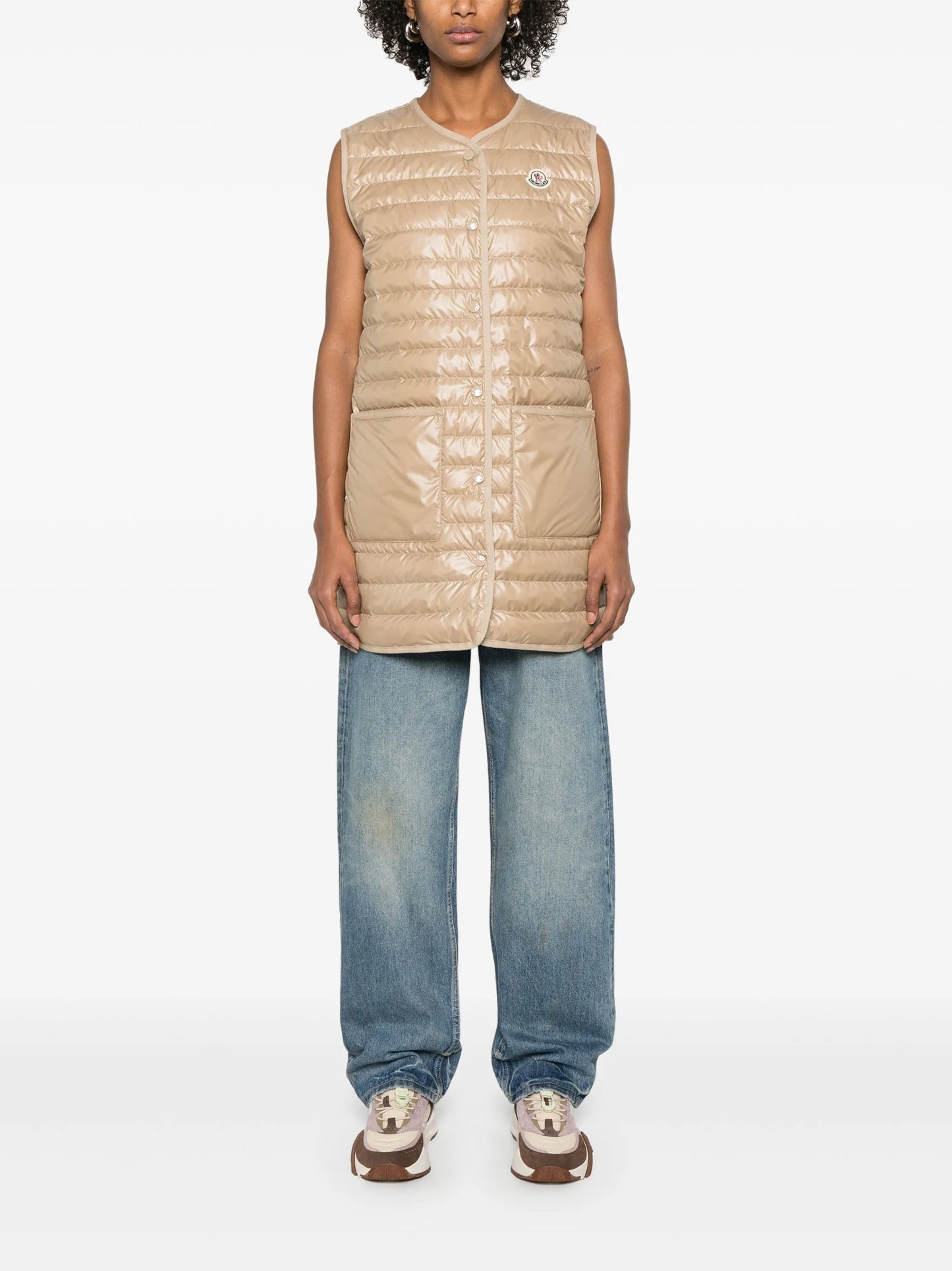 ダウンジャケット・コート MONCLER WOMEN Meudon 3-in-1 Hooded Down Parka Coat Beige MONCLER WOMEN Meudon 3-in-1 Hooded Down Parka Coat Beige