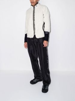 MONCLER GENIUS X 7 MONCLER FRGMT HIROSHI FUJIWARA Logo Cardigan White - MAISONDEFASHION.COM