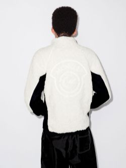 MONCLER GENIUS X 7 MONCLER FRGMT HIROSHI FUJIWARA Logo Cardigan White - MAISONDEFASHION.COM