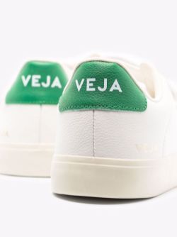 VEJA Recife Touch-Strap Sneakers White Green - MAISONDEFASHION.COM