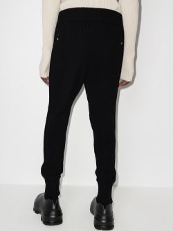 MONCLER GENIUS X 6 MONCLER 1017 ALYX 9SM Knitted Sweat Pants Black - MAISONDEFASHION.COM