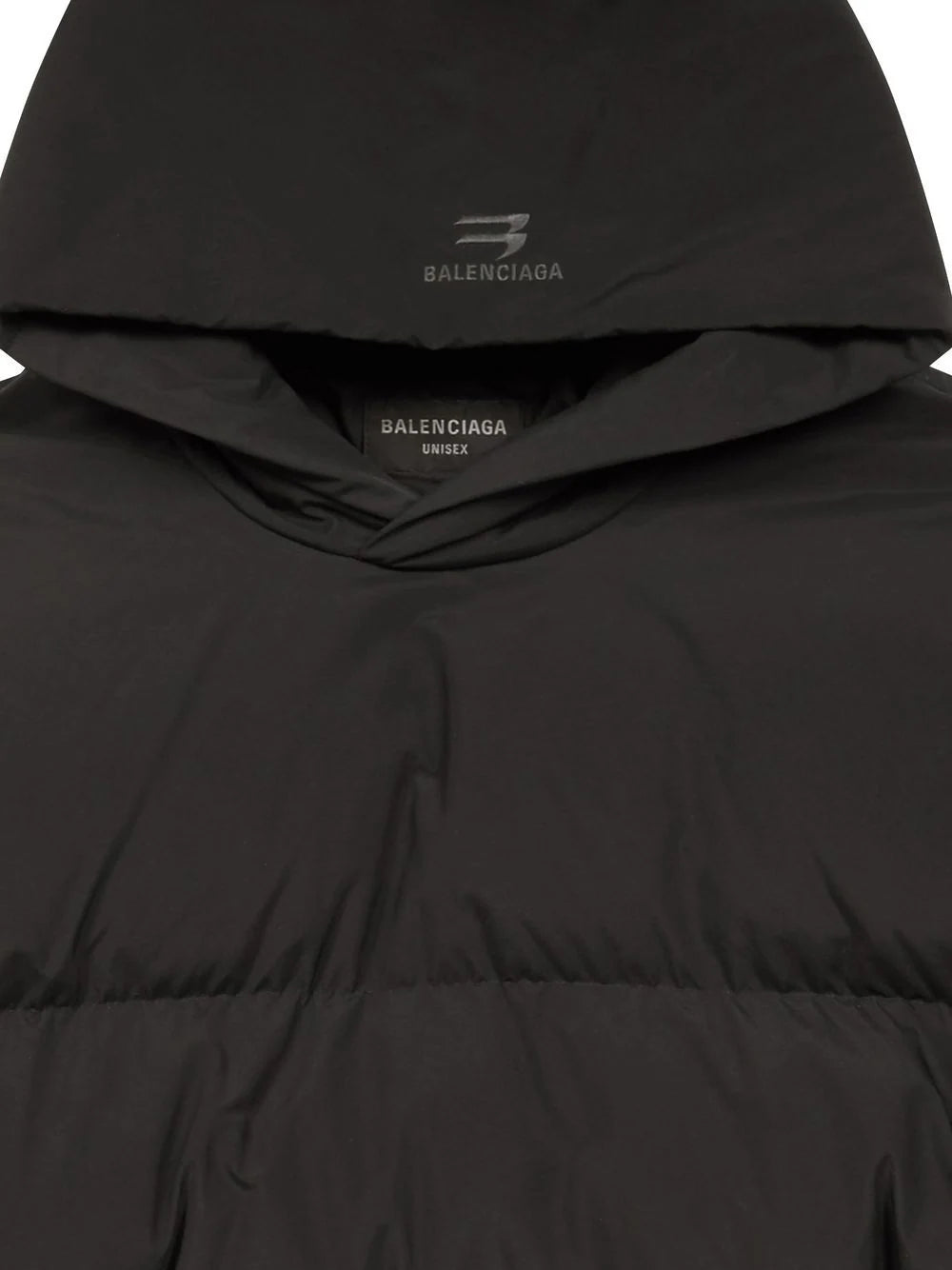 BALENCIAGA Sporty B Pull-Over Puffer Jacket Black – MAISONDEFASHION.COM