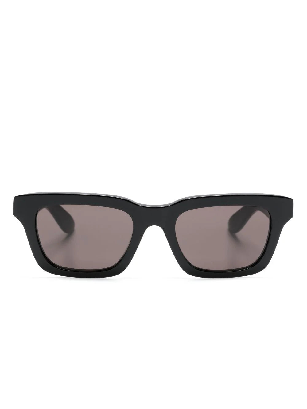ALEXANDER MCQUEEN MEN Square Frame Sunglasses Black/Grey - MAISONDEFASHION.COM