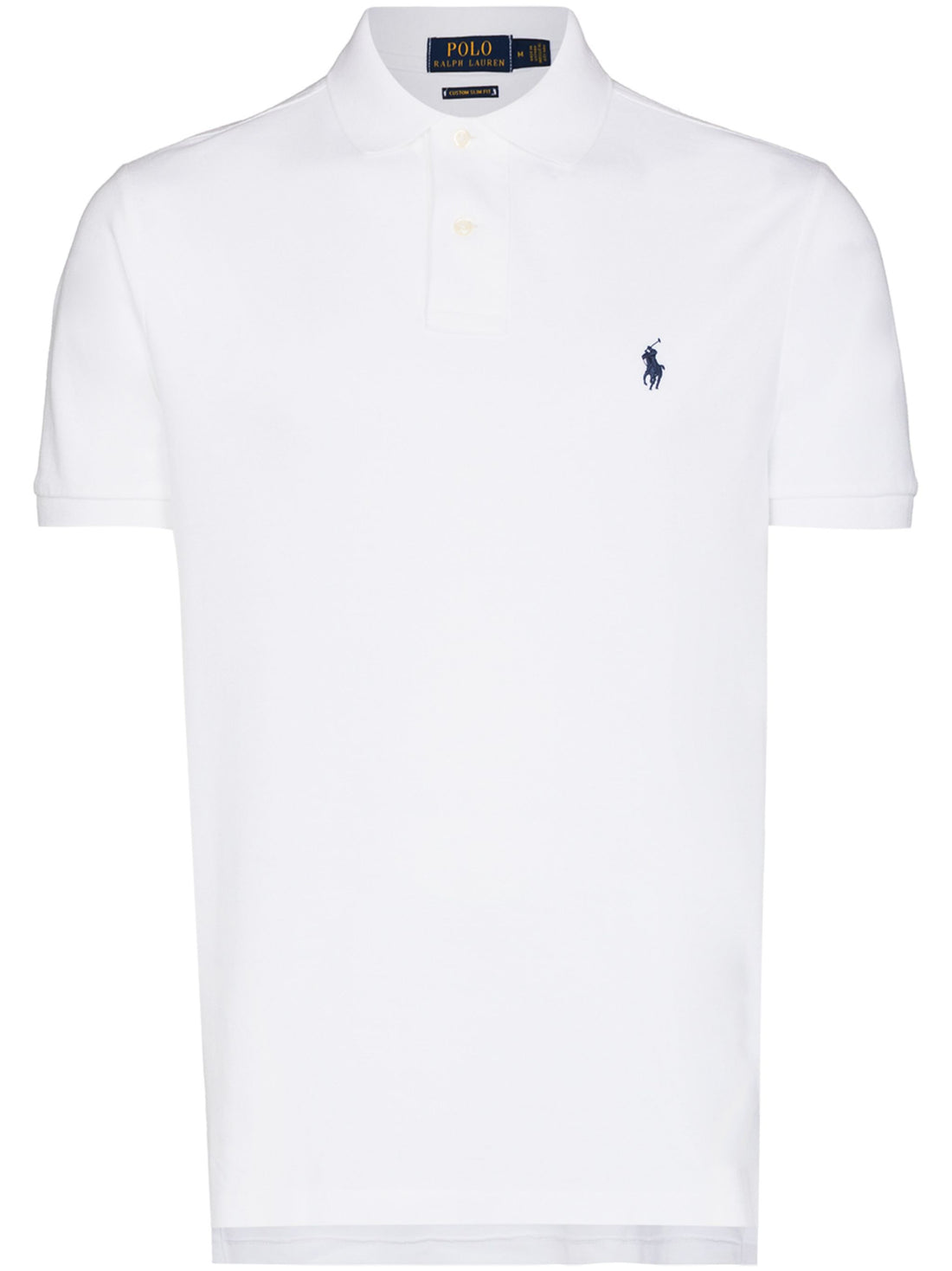 RALPH LAUREN The Iconic Mesh Logo Polo Shirt White - MAISONDEFASHION.COM