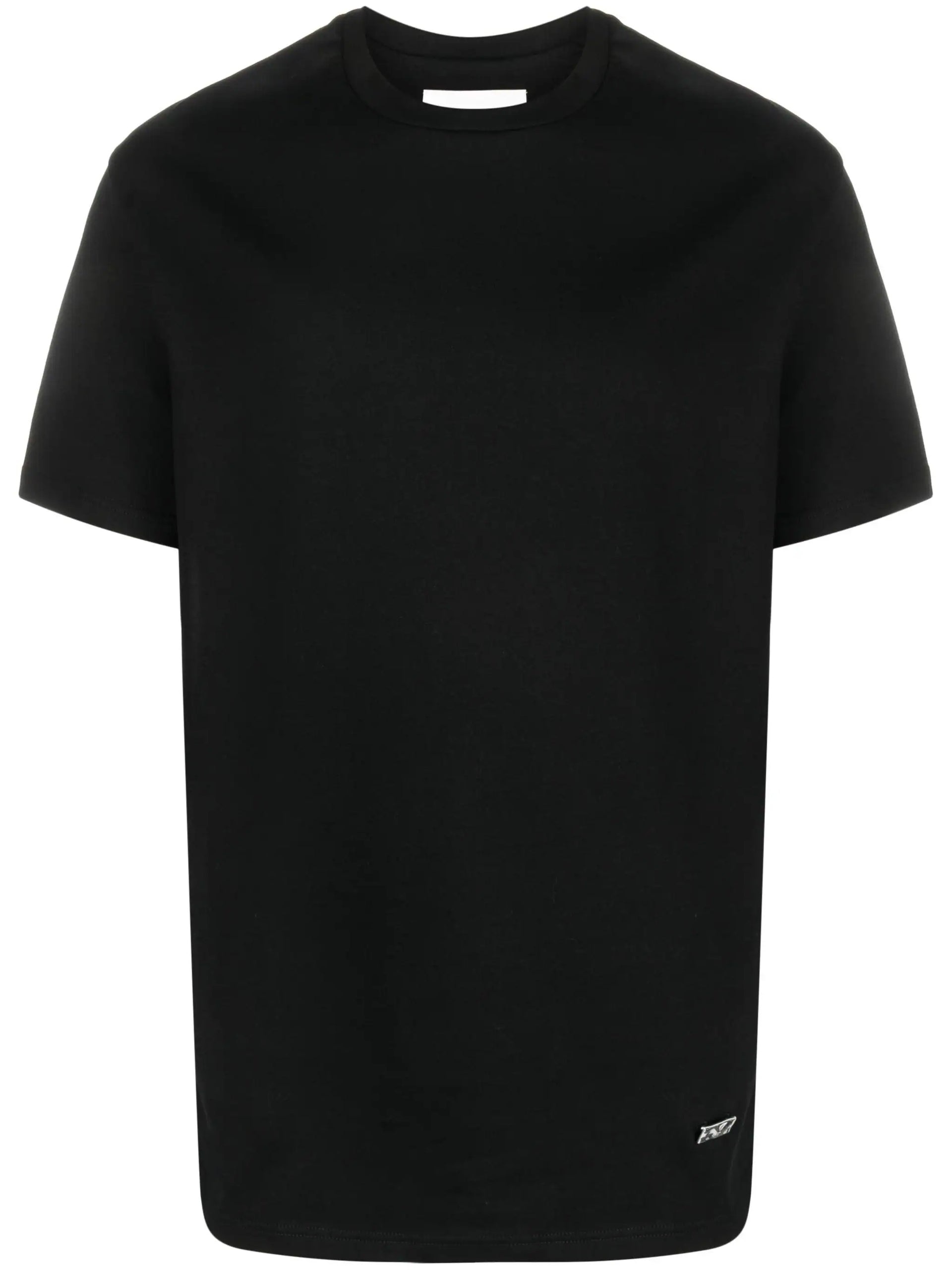 Tシャツ・カットソー JIL SANDER Logo Plaque Cotton Jersey T-Shirt Black JIL SANDER Logo Plaque Cotton Jersey T-Shirt Black