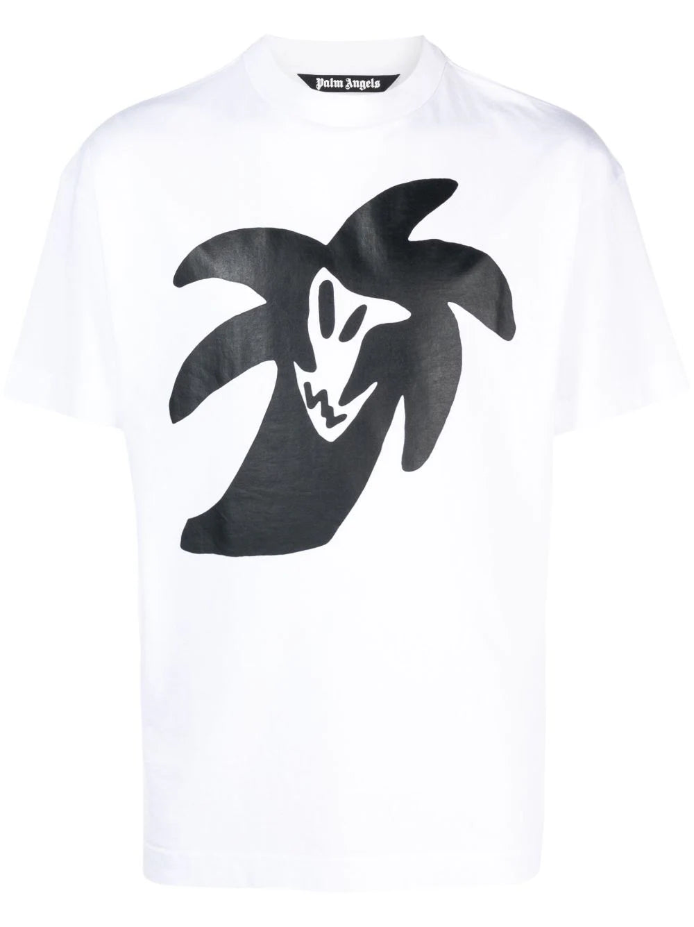 PALM ANGELS MEN Palmity United Classic T-Shirt White/Black - MAISONDEFASHION.COM