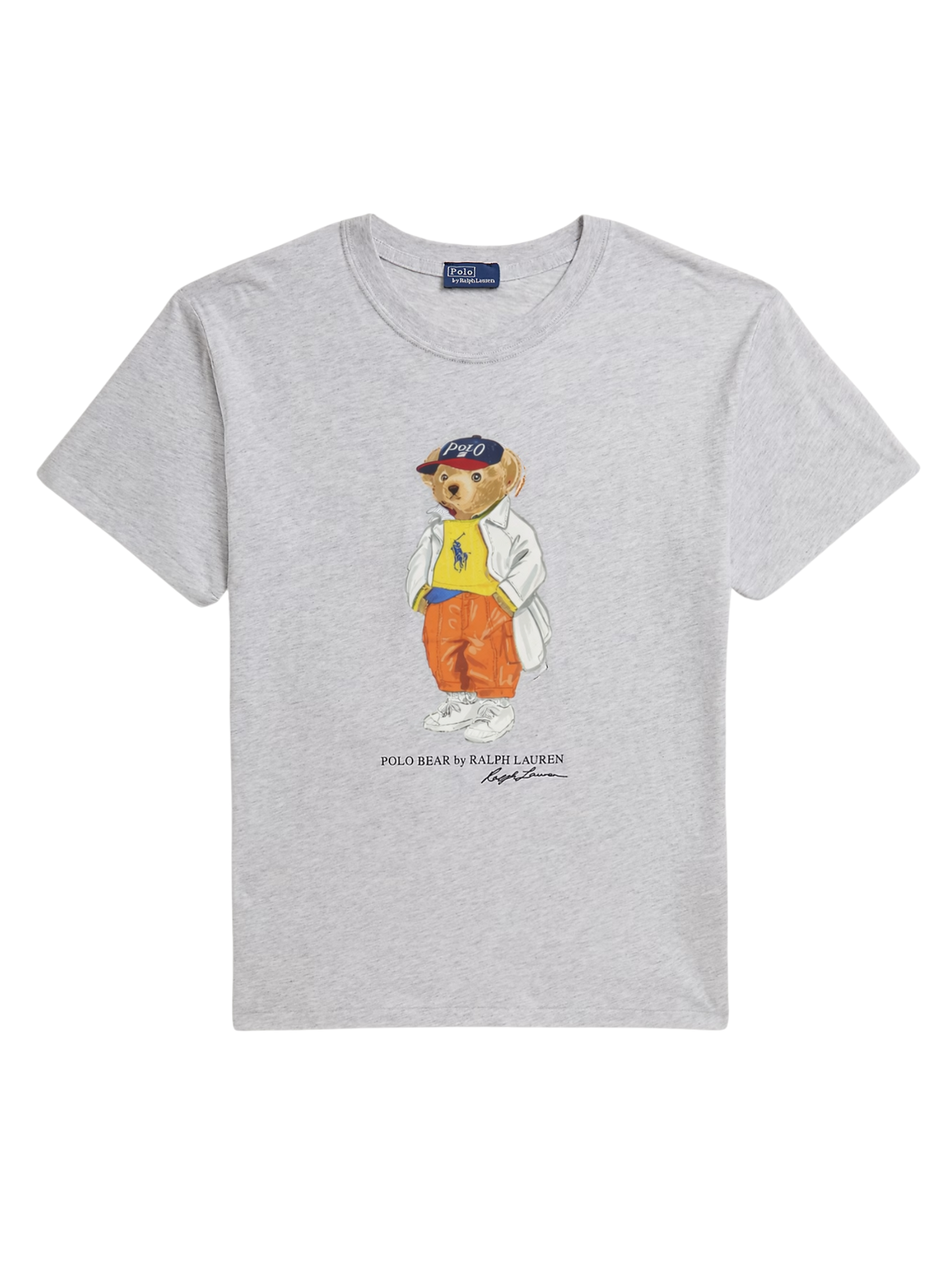 RALPH LAUREN WOMEN Polo Bear Graphic T-Shirt Grey - MAISONDEFASHION.COM