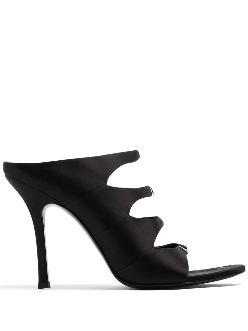 ALEXANDER WANG WOMEN Lolita 105mm Crystal-embellished Sandals Black - MAISONDEFASHION.COM