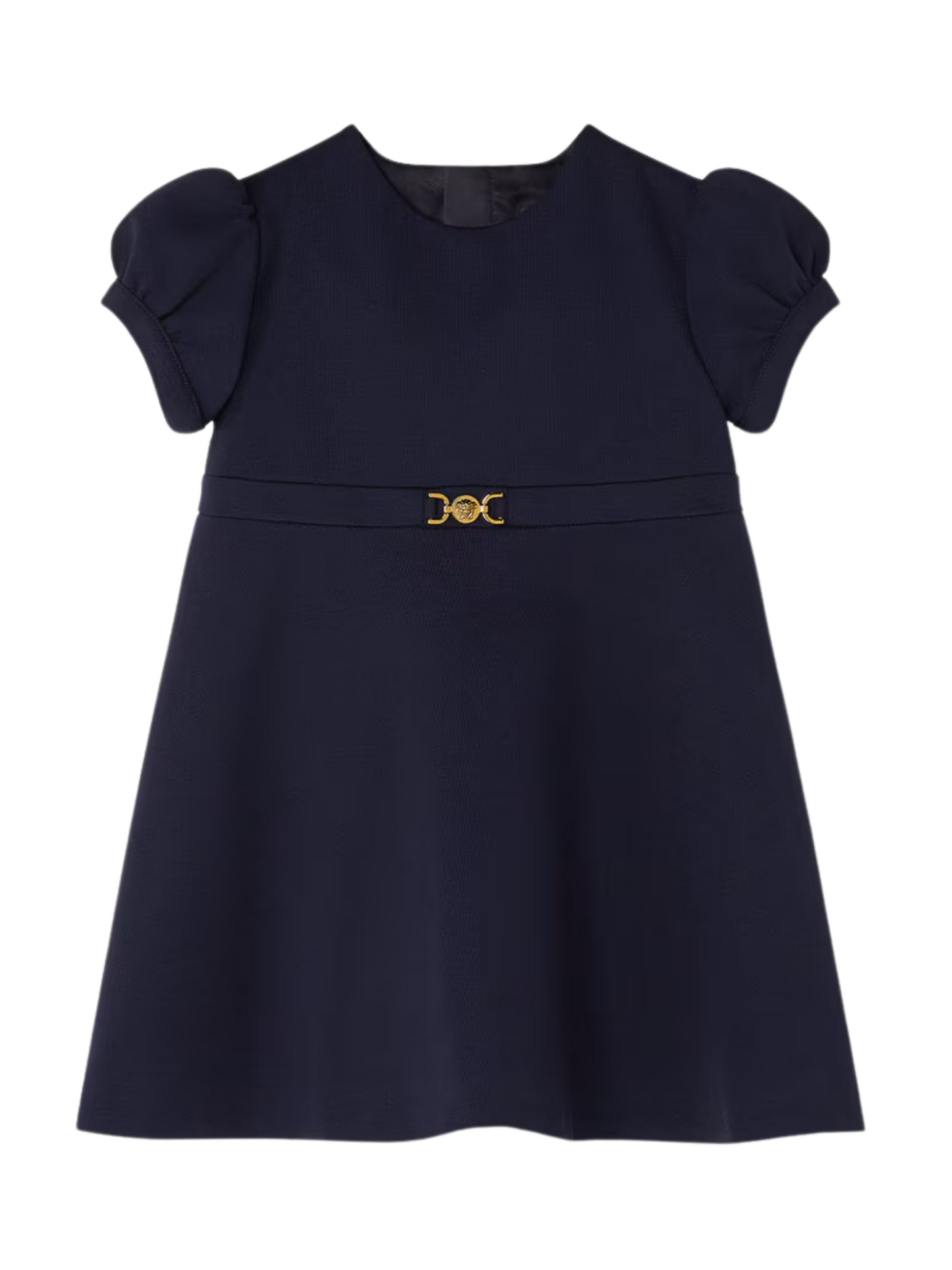 VERSACE KIDS Girls Medusa '95 Dress Navy - MAISONDEFASHION.COM
