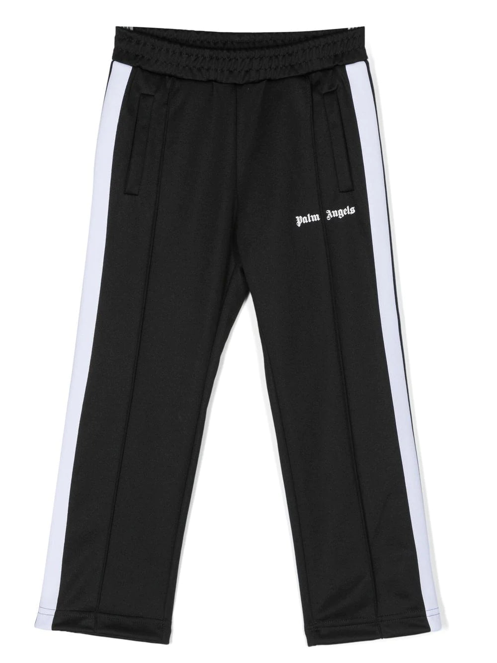 PALM ANGELS KIDS Track Pants Black/White - MAISONDEFASHION.COM