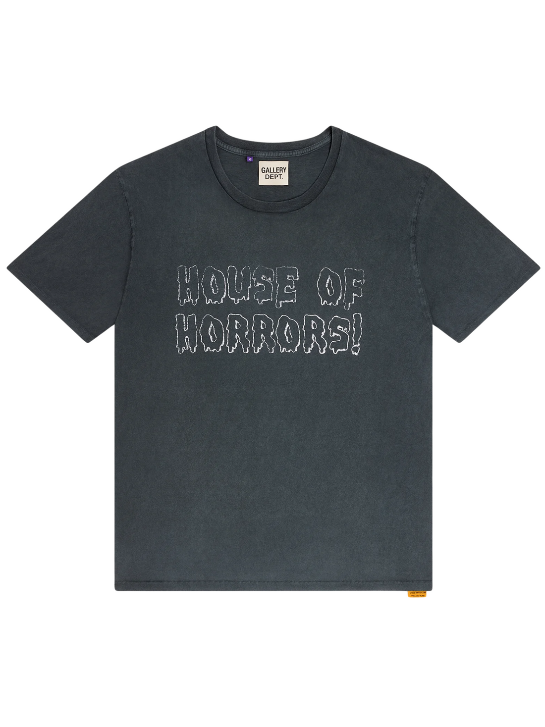 GALLERY DEPT. Horrors T-shirt Vintage Black - MAISONDEFASHION.COM