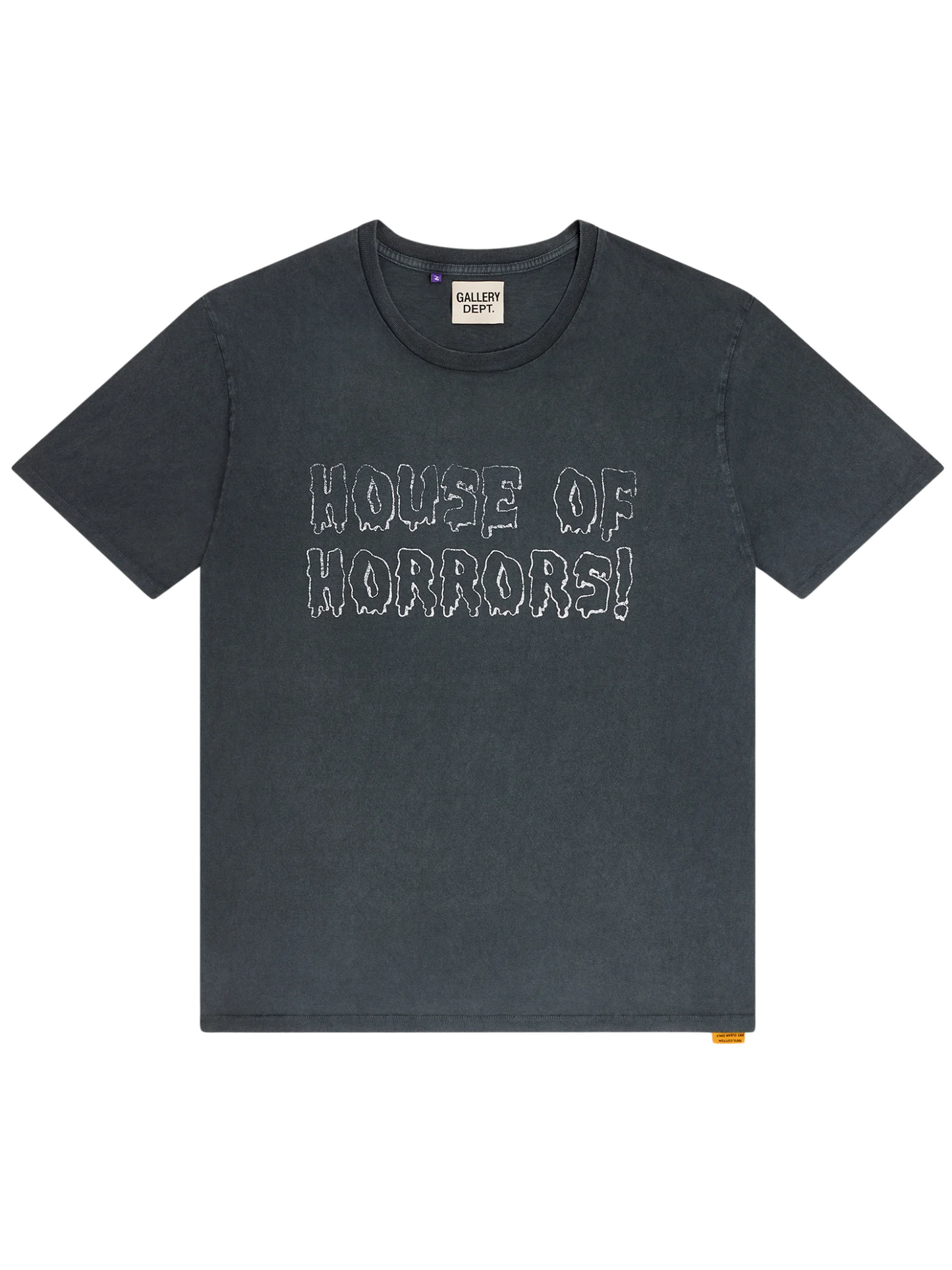 GALLERY DEPT. Horrors T-shirt Vintage Black - MAISONDEFASHION.COM