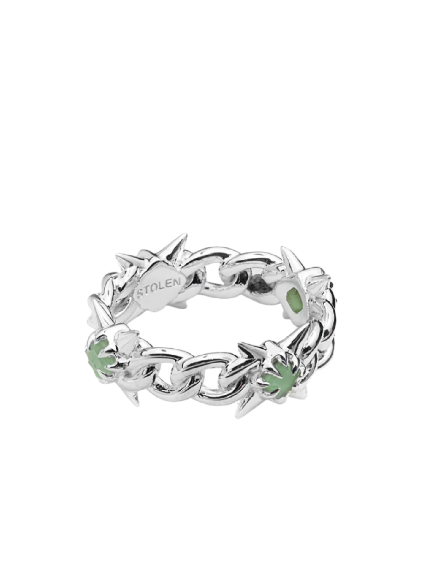 STOLEN GIRLFRIENDS CLUB WOMEN Precious Punk Eternity Ring Silver - MAISONDEFASHION.COM