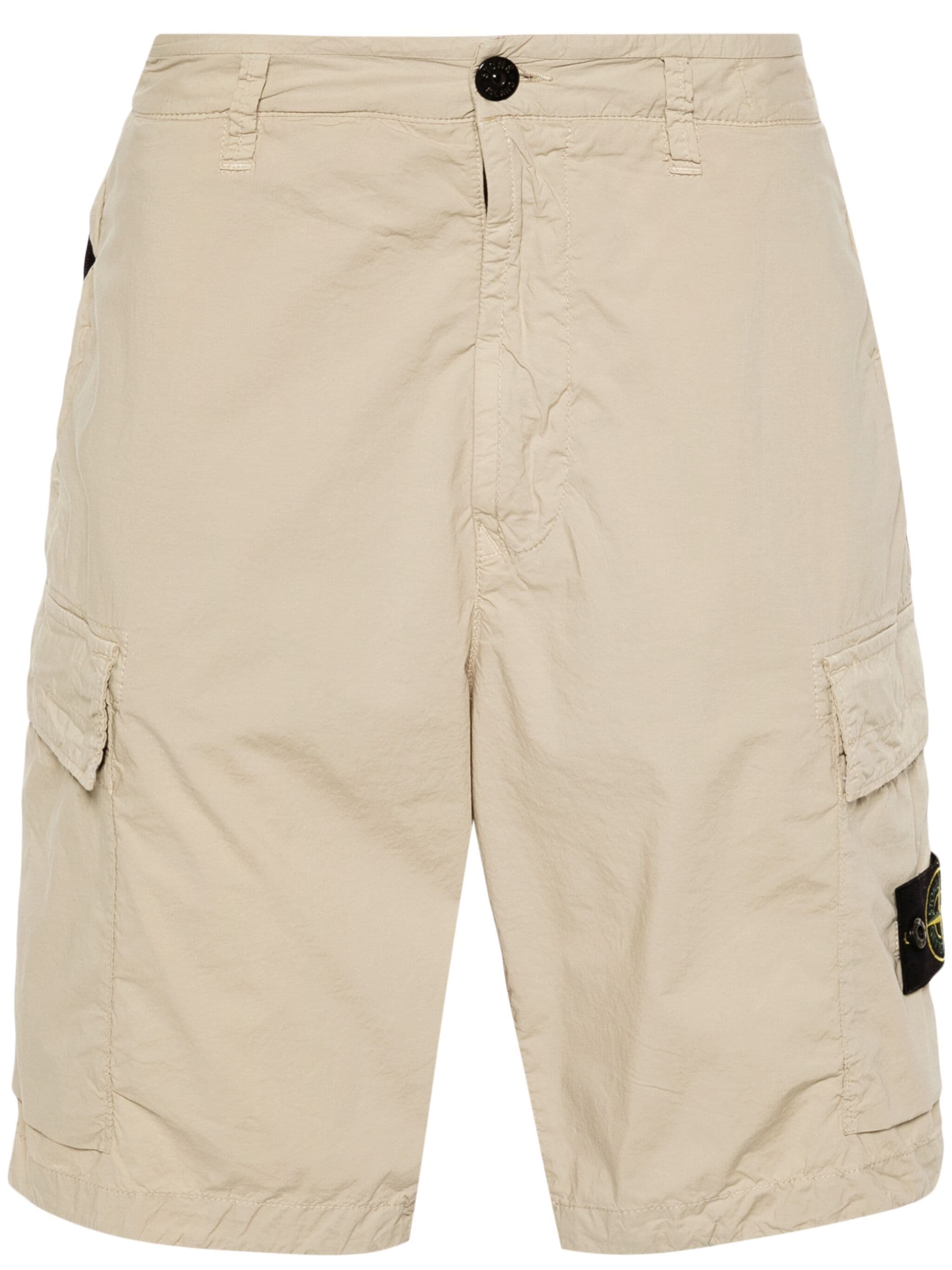 STONE ISLAND Compass Badge Cargo Shorts Beige – MAISONDEFASHION.COM