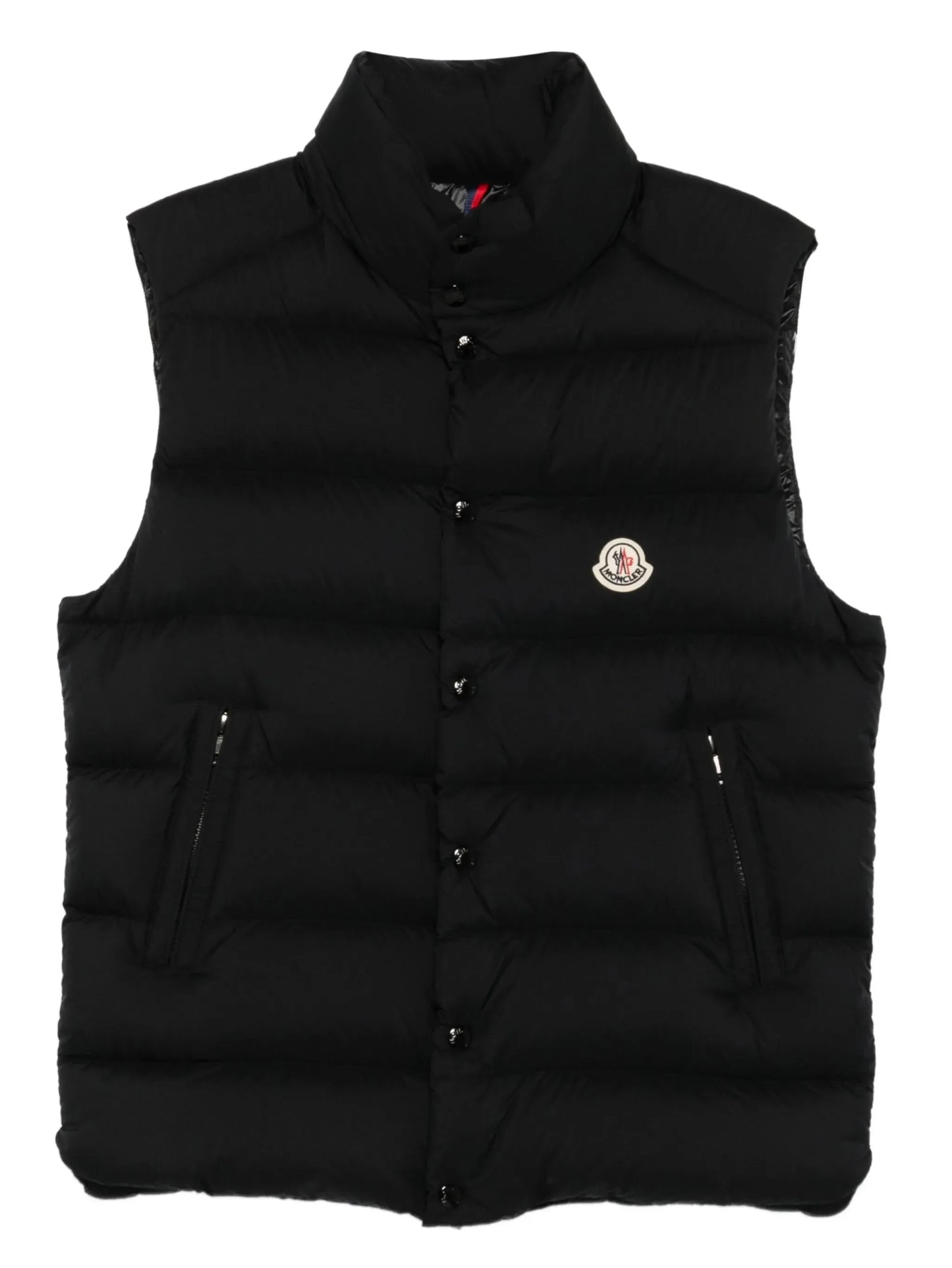 MONCLER Tibb Down Gilet Black - MAISONDEFASHION.COM