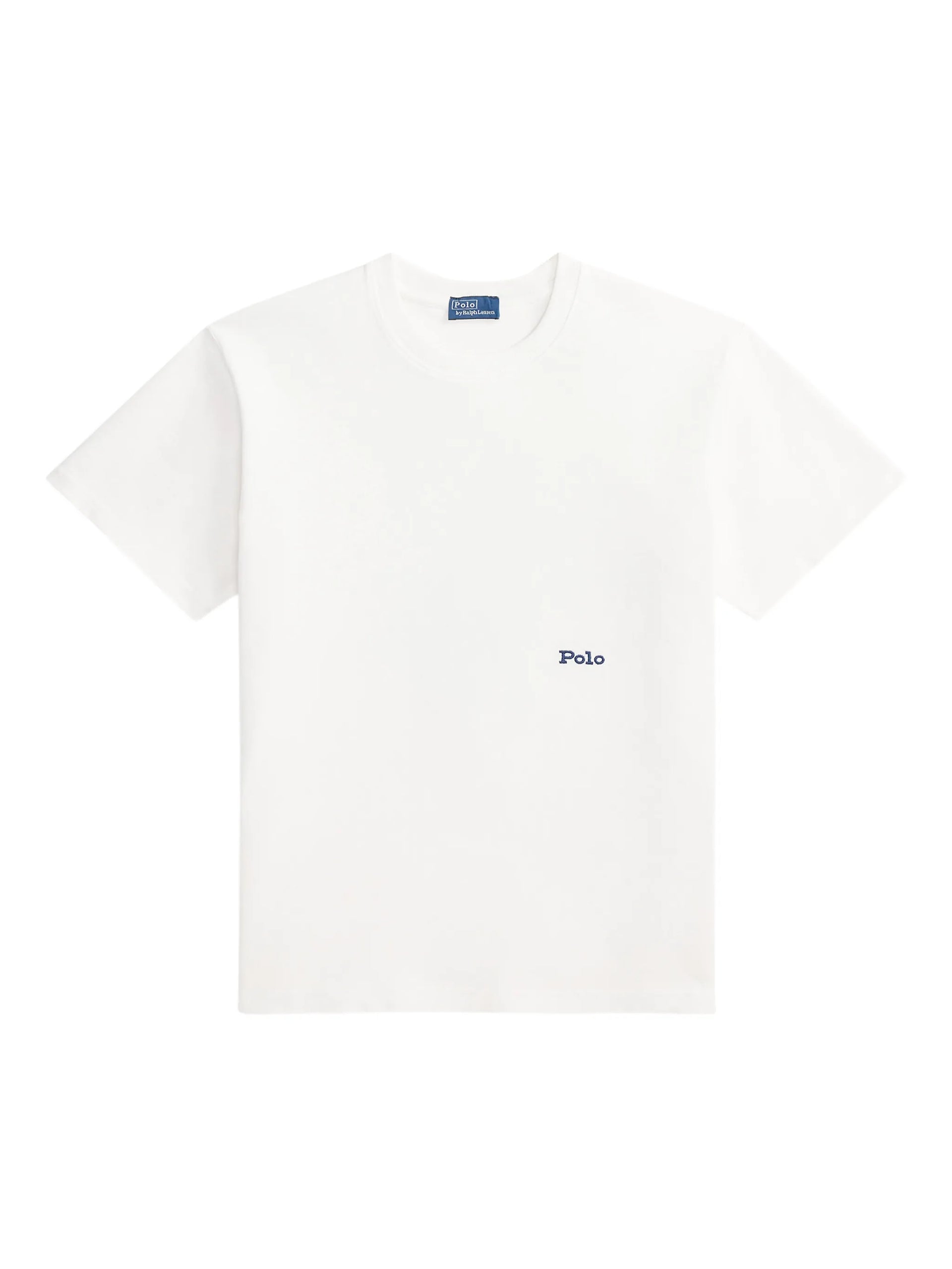 RALPH LAUREN WOMEN Big Pony Cotton Crewneck Tee White