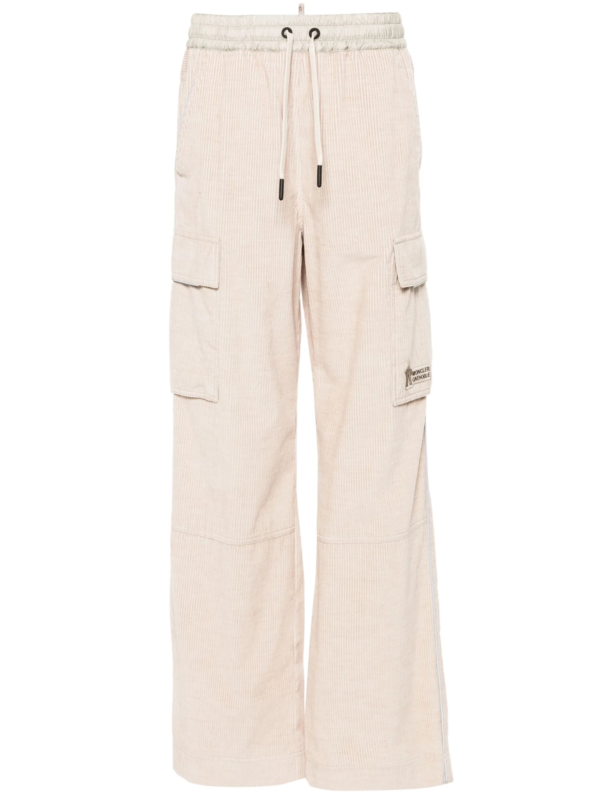 パンツ MONCLER GRENOBLE WOMEN Logo Patch Corduroy Trousers Pink MONCLER GRENOBLE WOMEN Logo Patch Corduroy Trousers Pink
