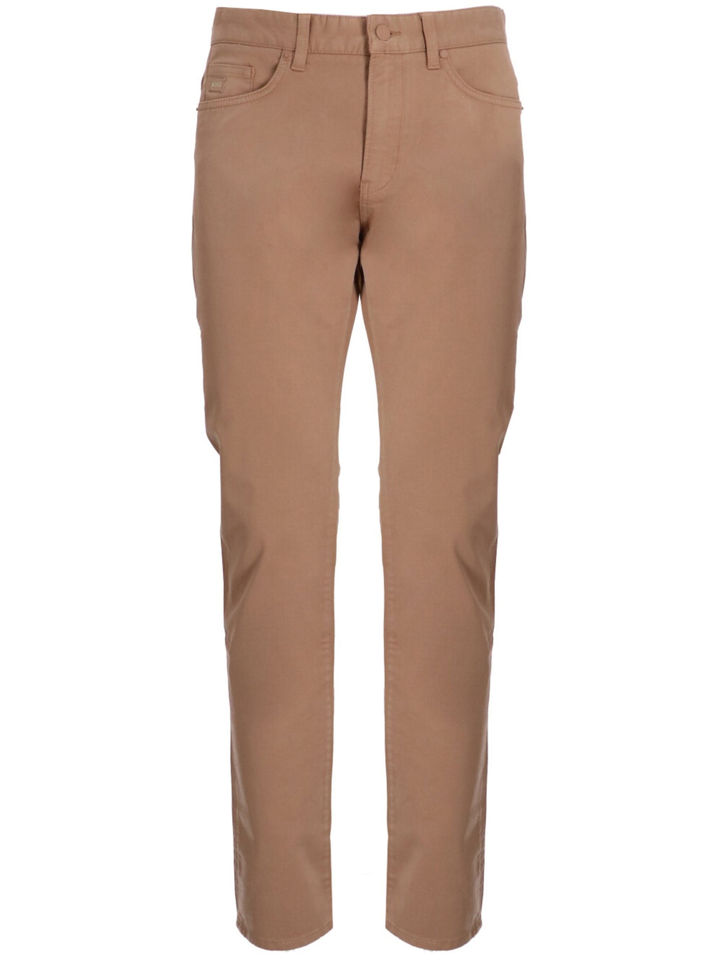BOSS H-Delaware3 Cotton Blend Trousers Open Beige - MAISONDEFASHION.COM