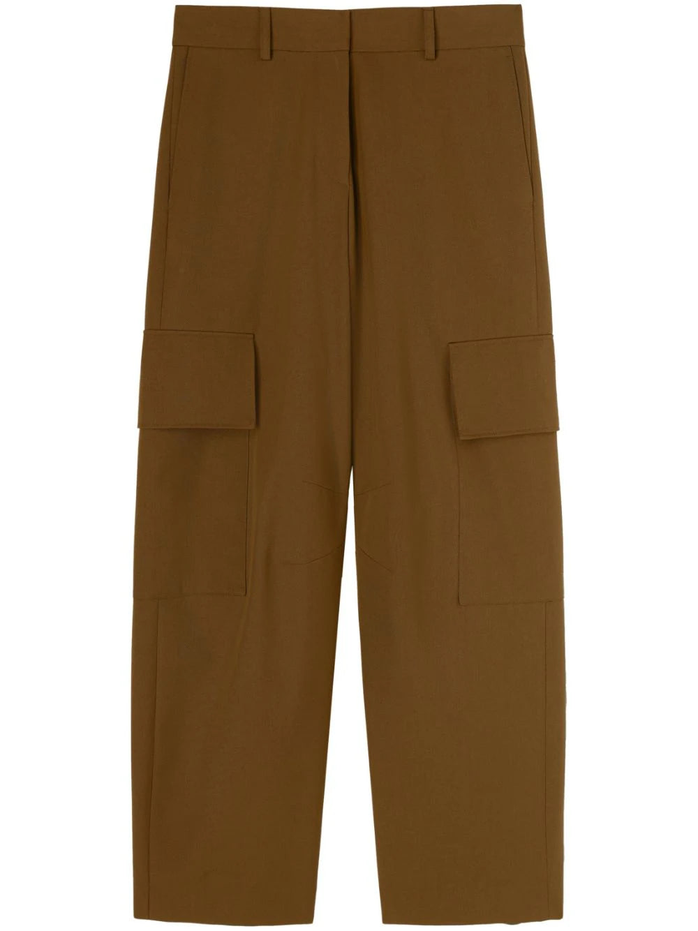 PALM ANGELS WOMEN Suit Cargo Pants Brown/Black - MAISONDEFASHION.COM