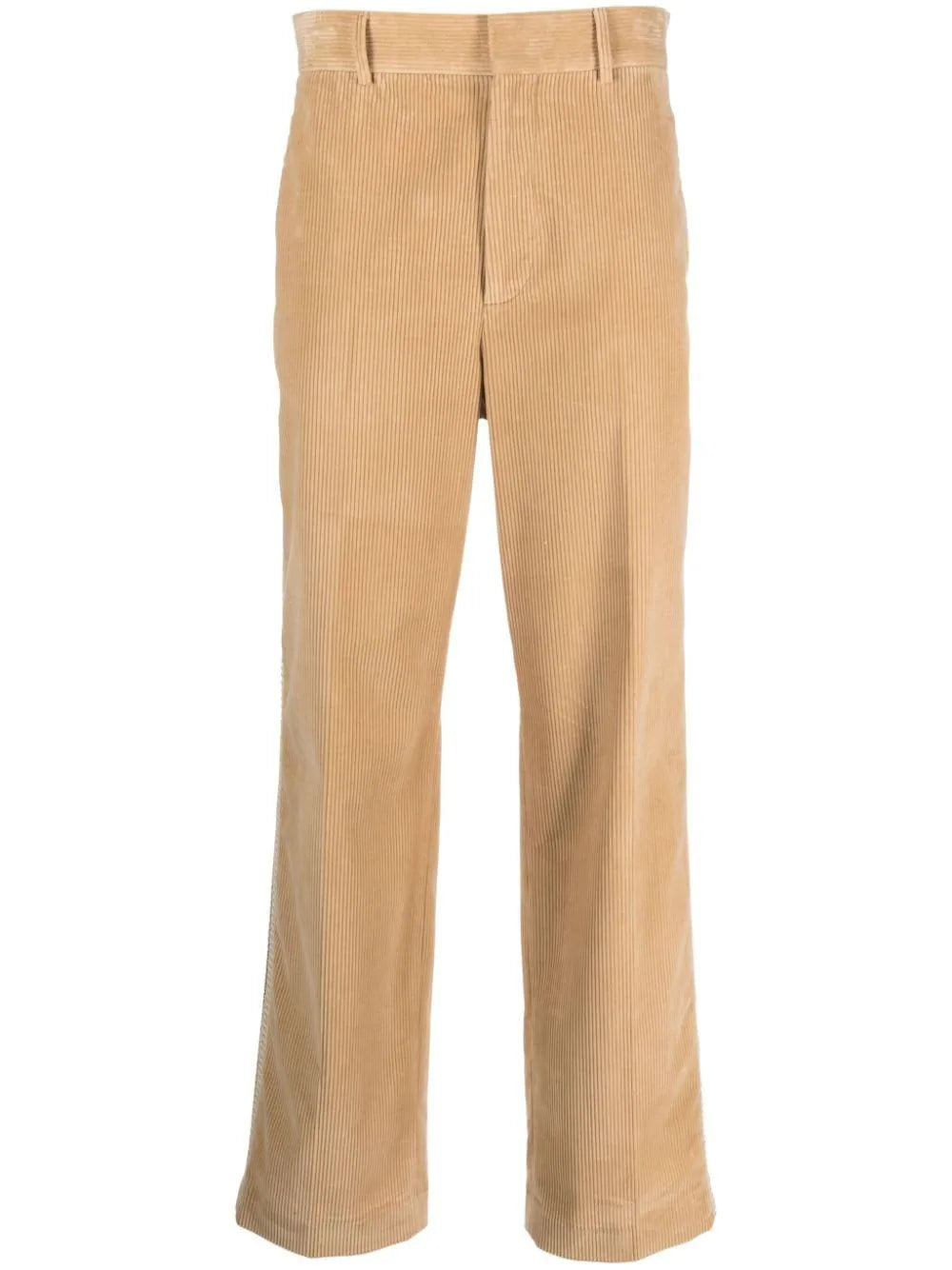 PALM ANGELS MEN Corduroy Suit Tape Pants Beige/Off-White - MAISONDEFASHION.COM