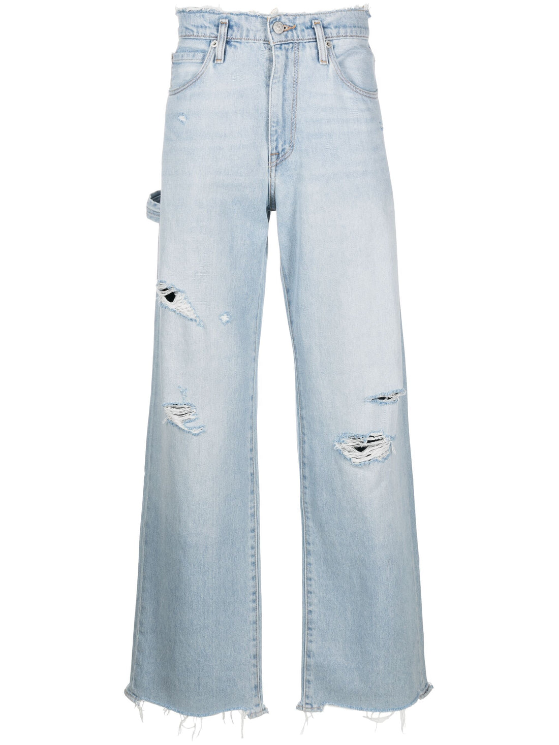 ERL X LEVI'S UNISEX Stay Loose Woven Denim Jeans Blue - MAISONDEFASHION.COM