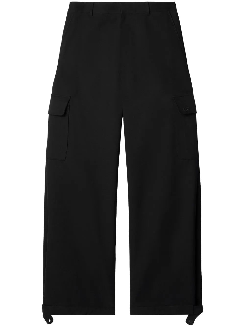 OFF-WHITE MEN Drill Cargo Pants Black/Black - MAISONDEFASHION.COM