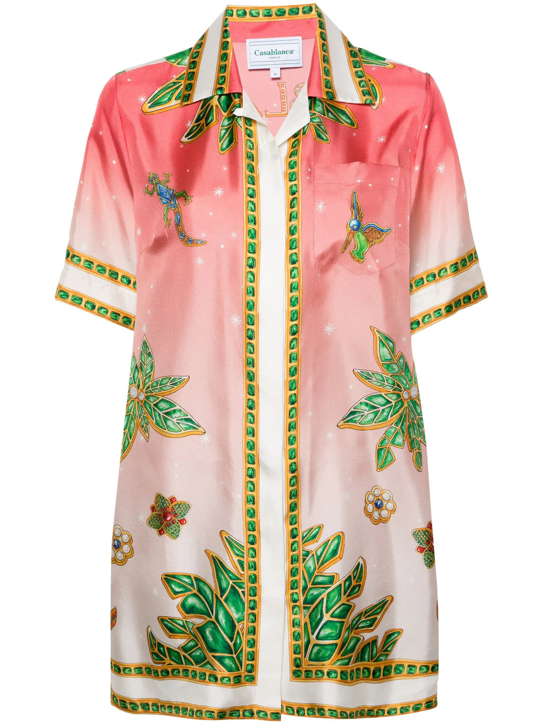 Casablanca silk shirtdress shop