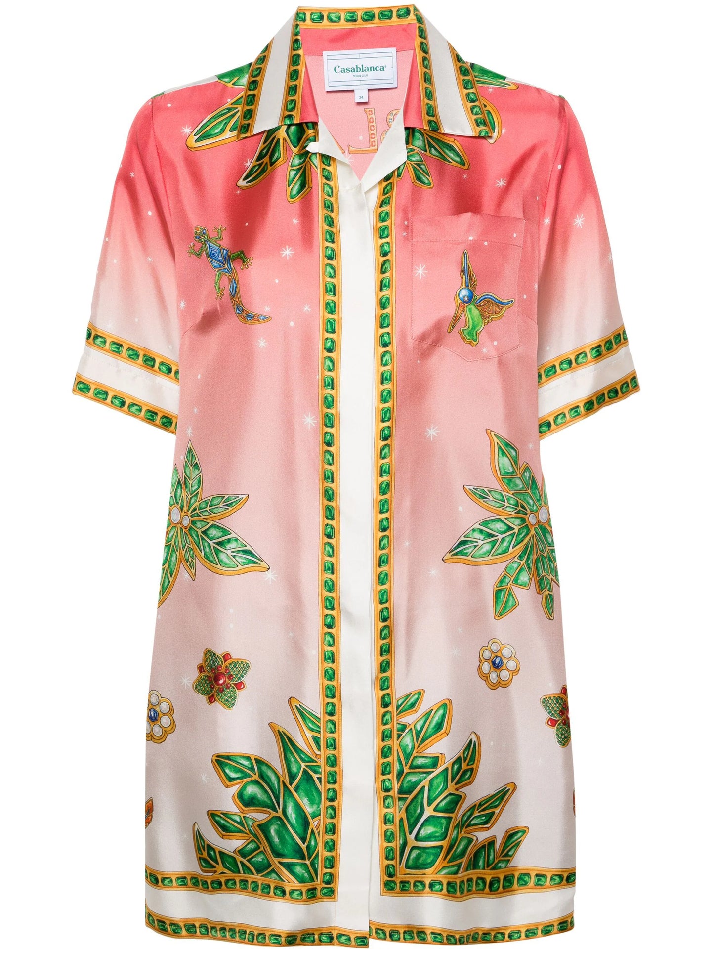casablanca shirt dress CASABLANCA