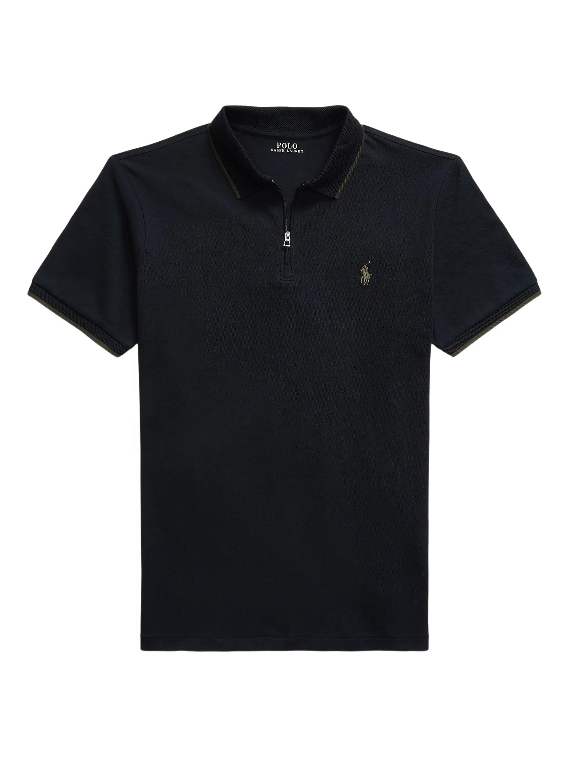 RALPH LAUREN Custom Slim Fit Stretch Oxford Mesh Polo Shirt