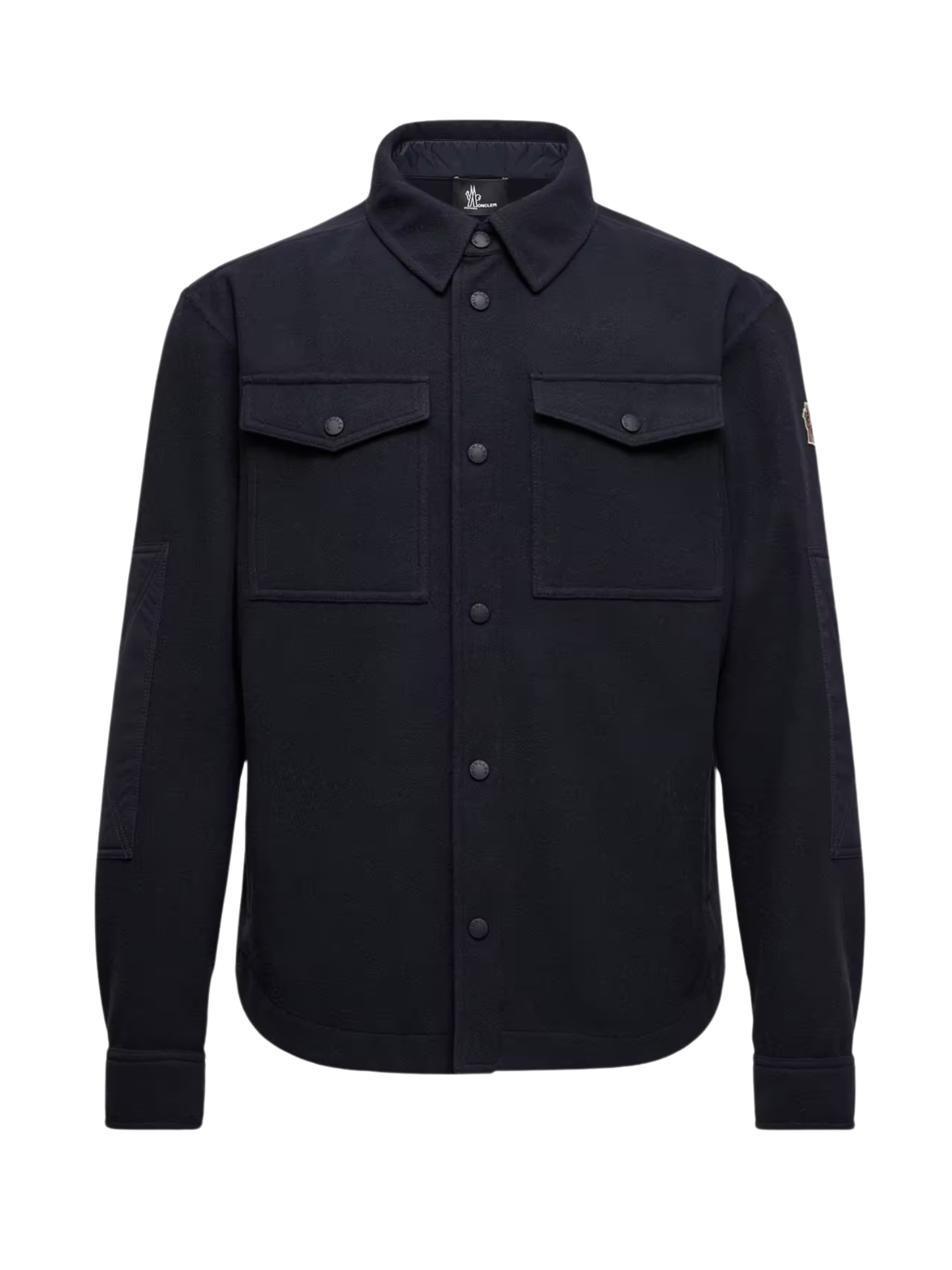 MONCLER GRENOBLE Long Sleeve Shirt Navy - MAISONDEFASHION.COM