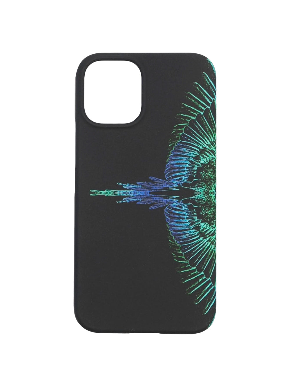 MARCELO BURLON Neon Blue Wings iPhone 12 Case - MAISONDEFASHION.COM