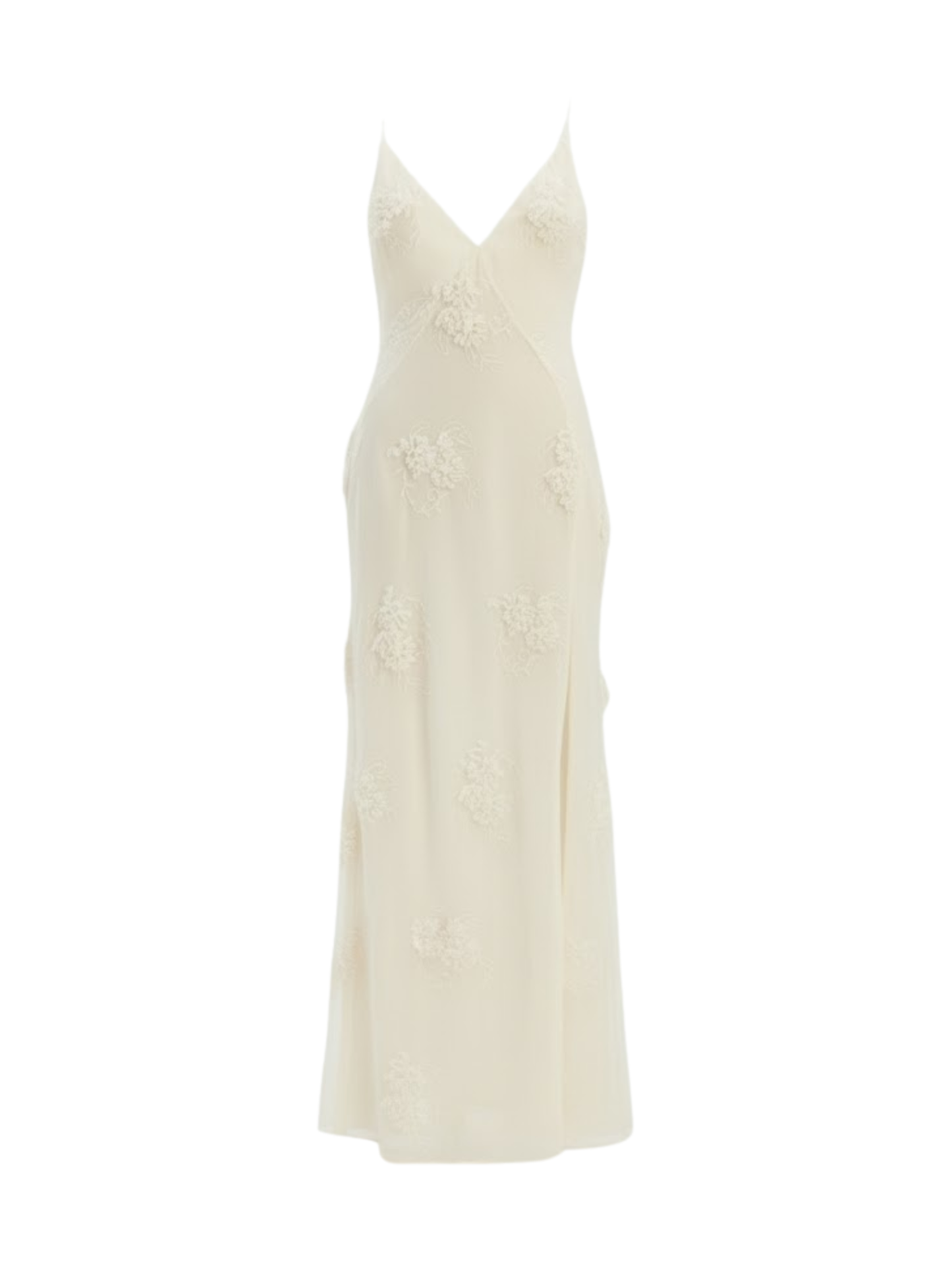 Bardot Romaya V Neck Maxi Dress Ivory