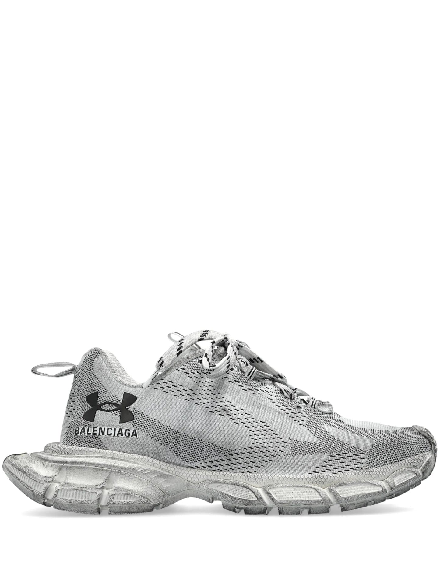 BALENCIAGA x Under Armour 3XL Knit Sneakers White