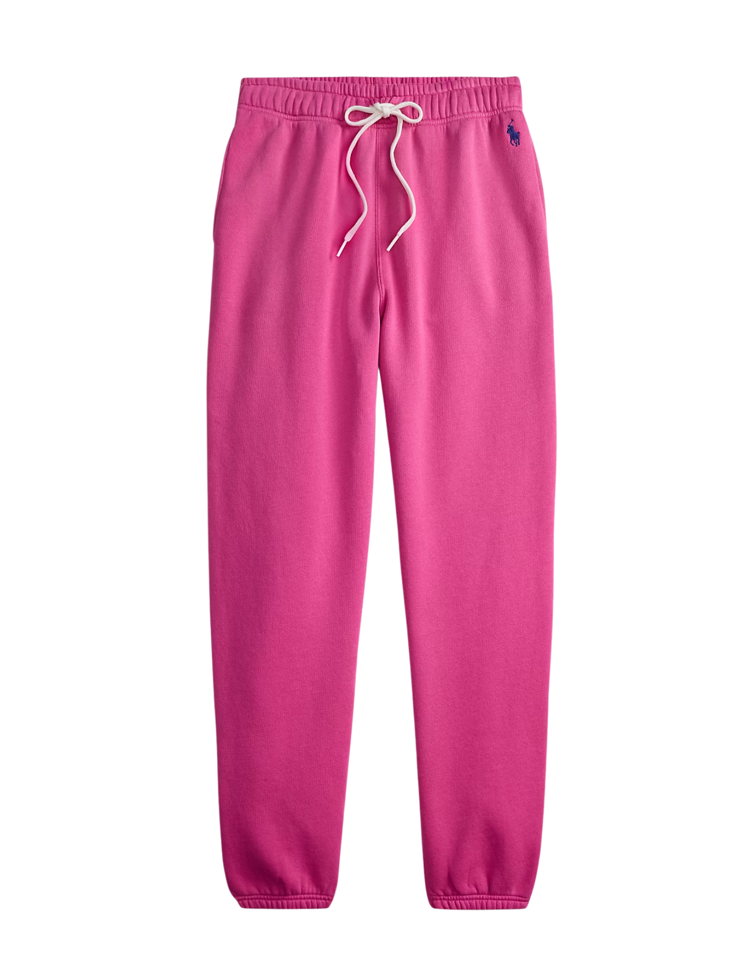 RALPH LAUREN WOMEN Fleece Drawstring Tracksuit Bottoms Accent Pink - MAISONDEFASHION.COM