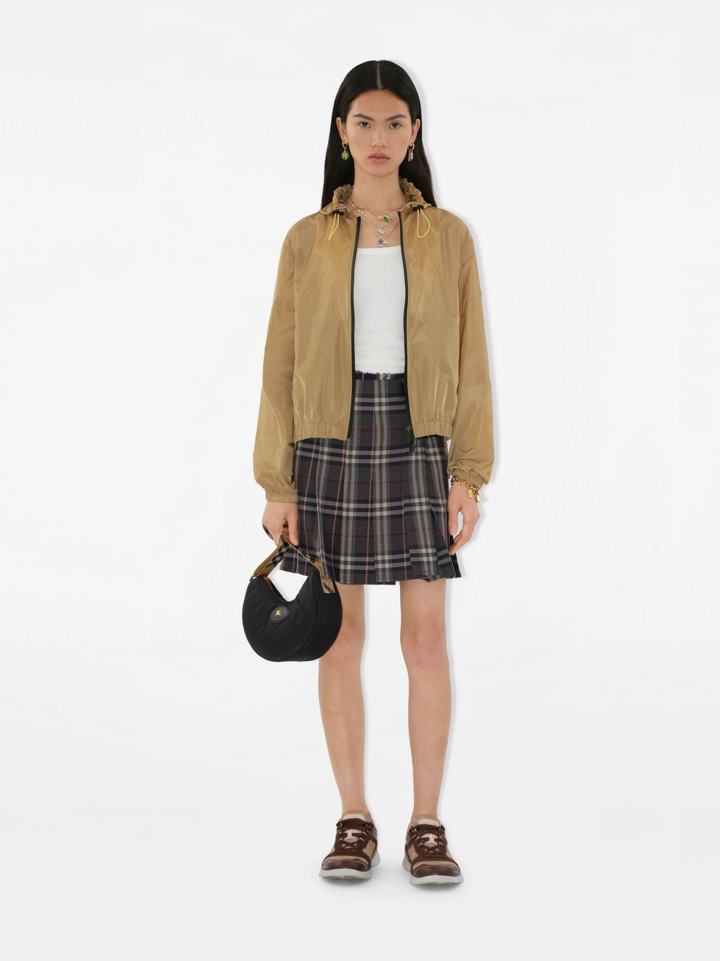 BURBERRY WOMEN Horseshoe Crossbody Bag Black - MAISONDEFASHION.COM