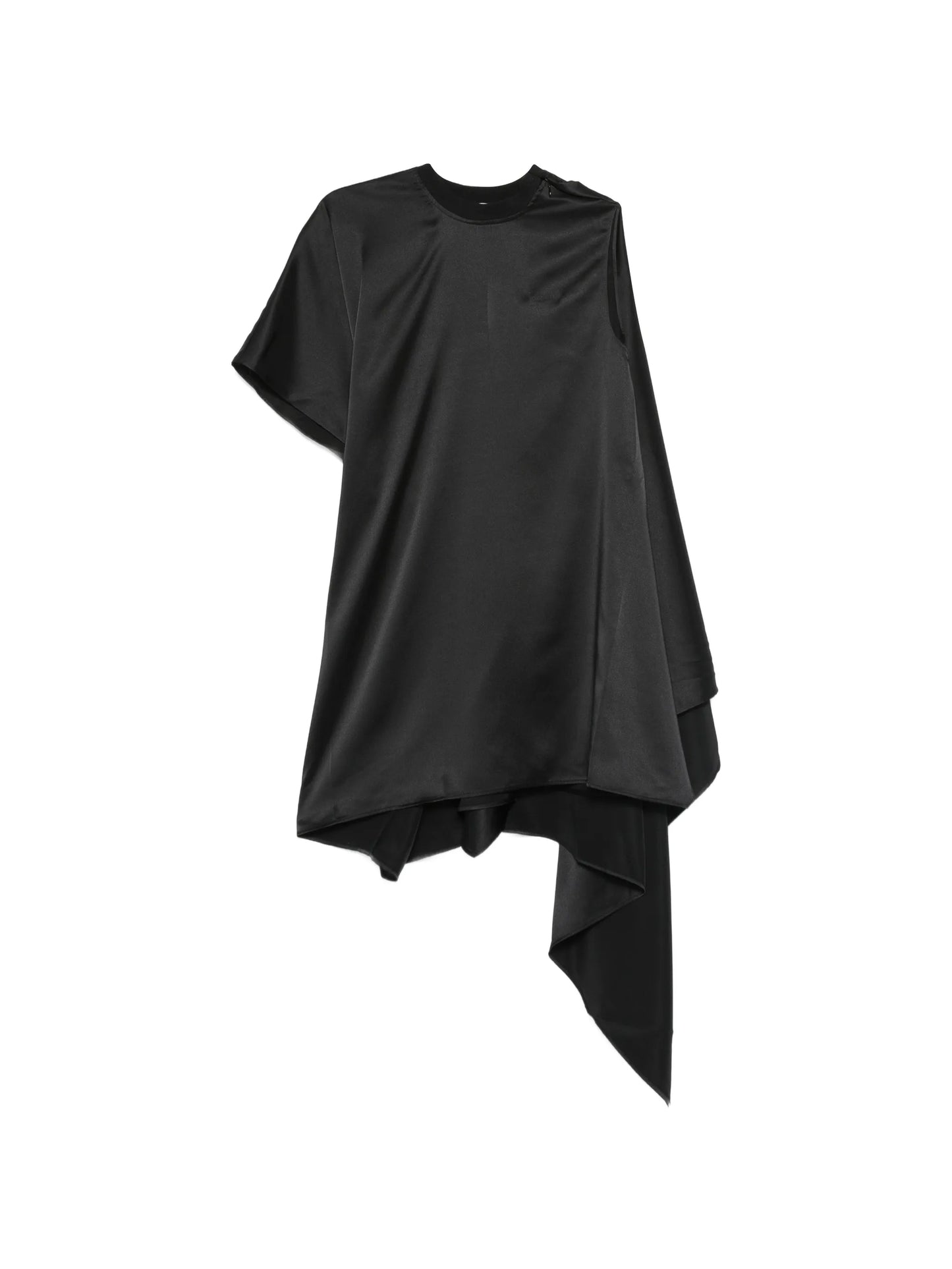 COPERNI WOMEN Zero Waste Draped Dress Black - MAISONDEFASHION.COM