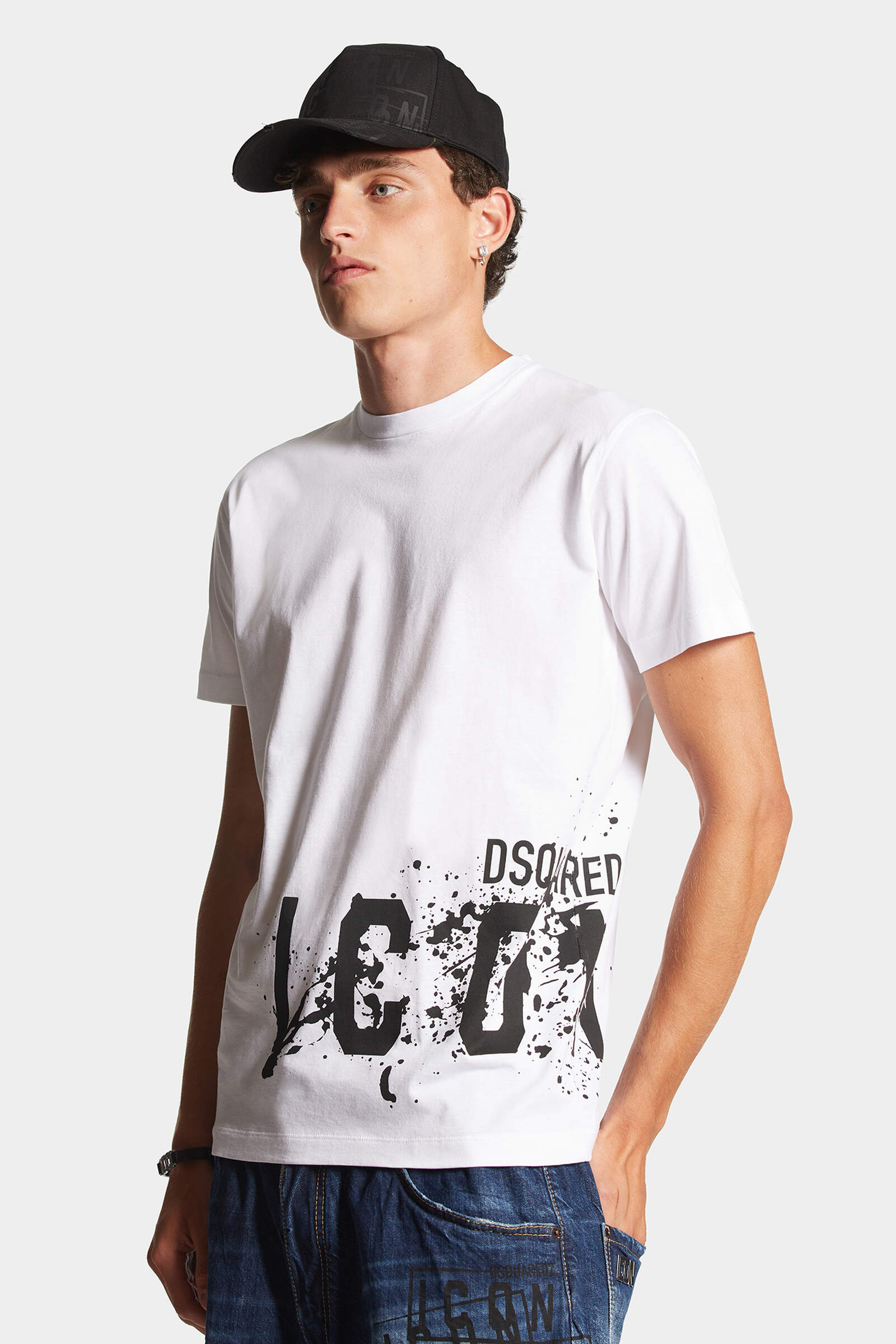 DSQUARED2 Small Icon Logo T-shirt White Maison De Fashion