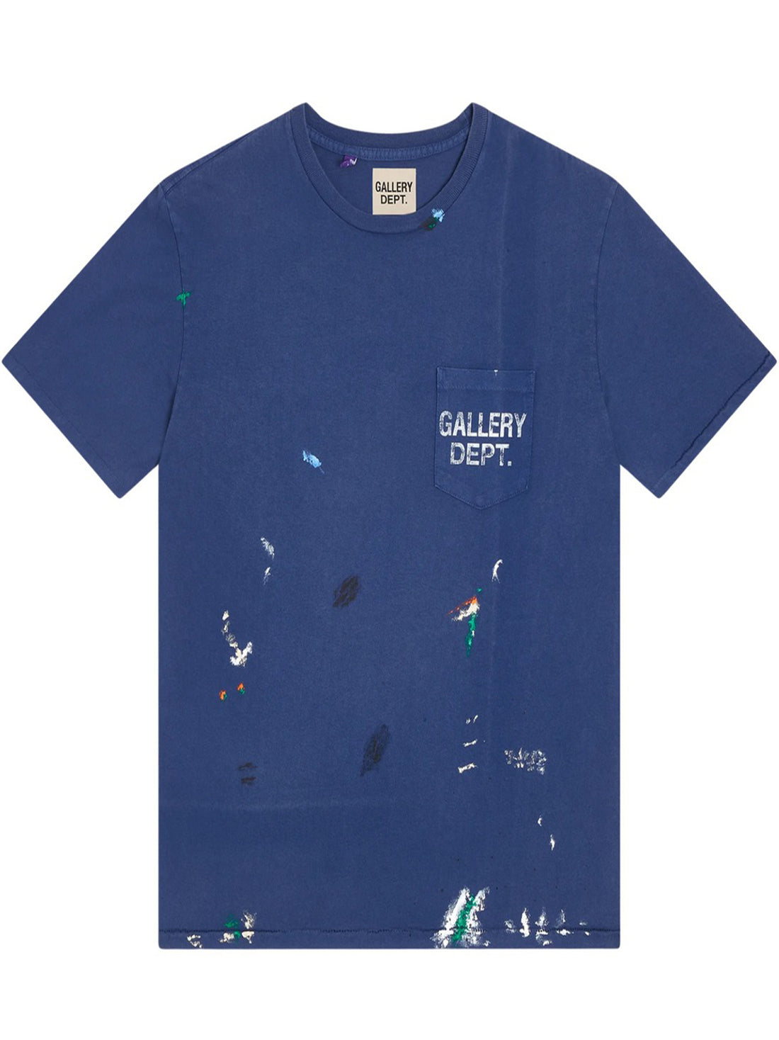 GALLERY DEPT. Vintage Logo Painted T-shirt Navy - MAISONDEFASHION.COM