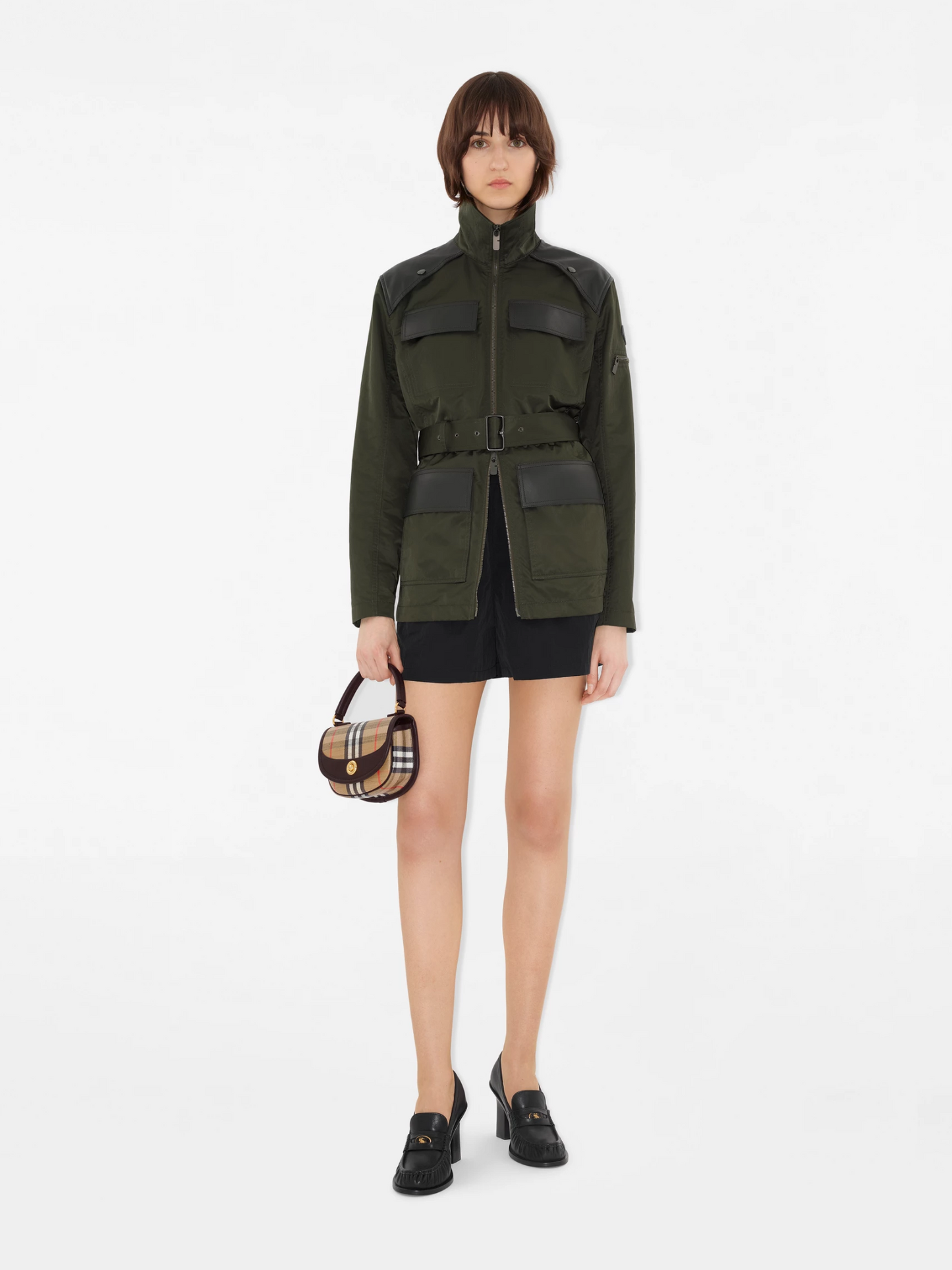 BURBERRY WOMEN Mini Highlands Bag Sand - MAISONDEFASHION.COM